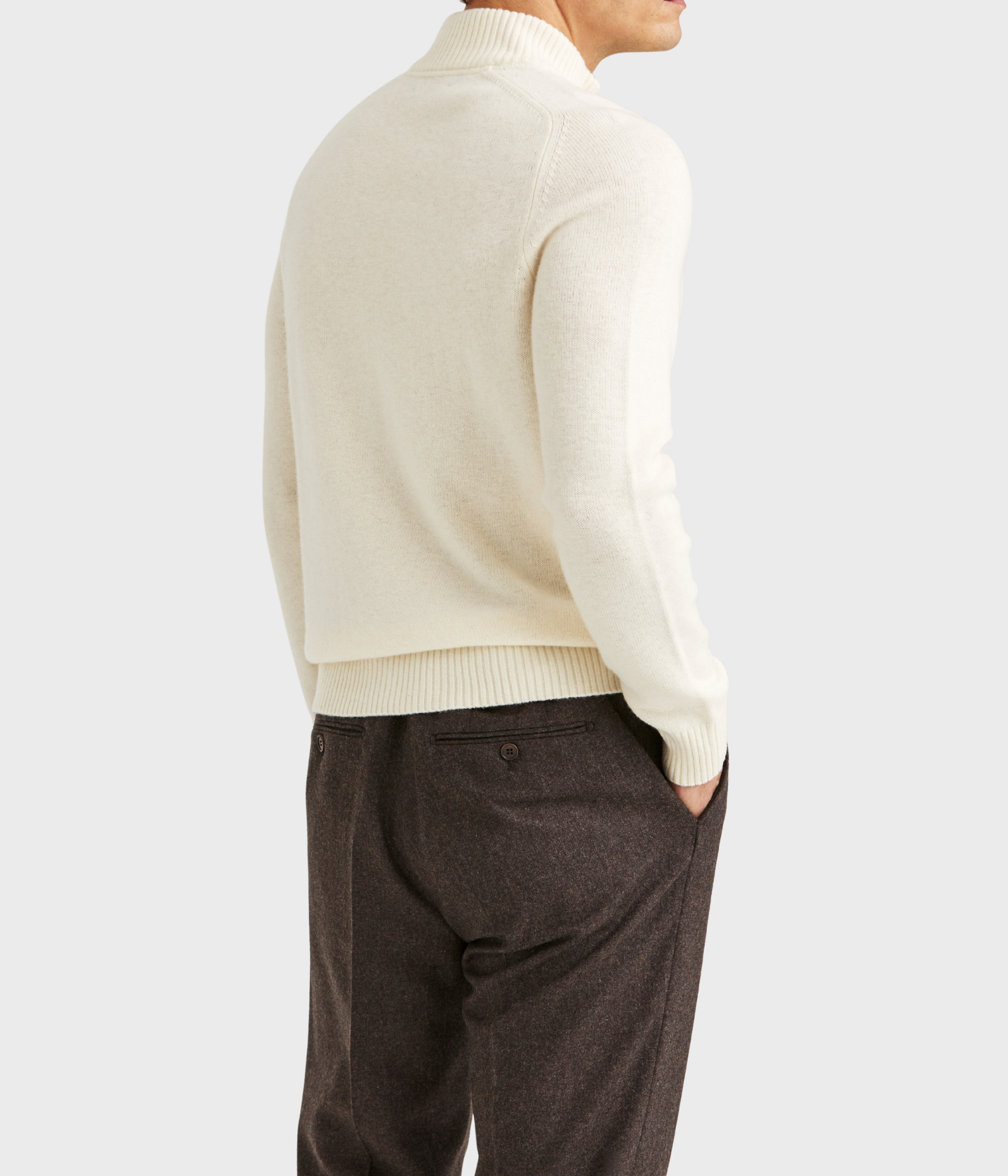 New Hertford Half Zip. (02 Off white)