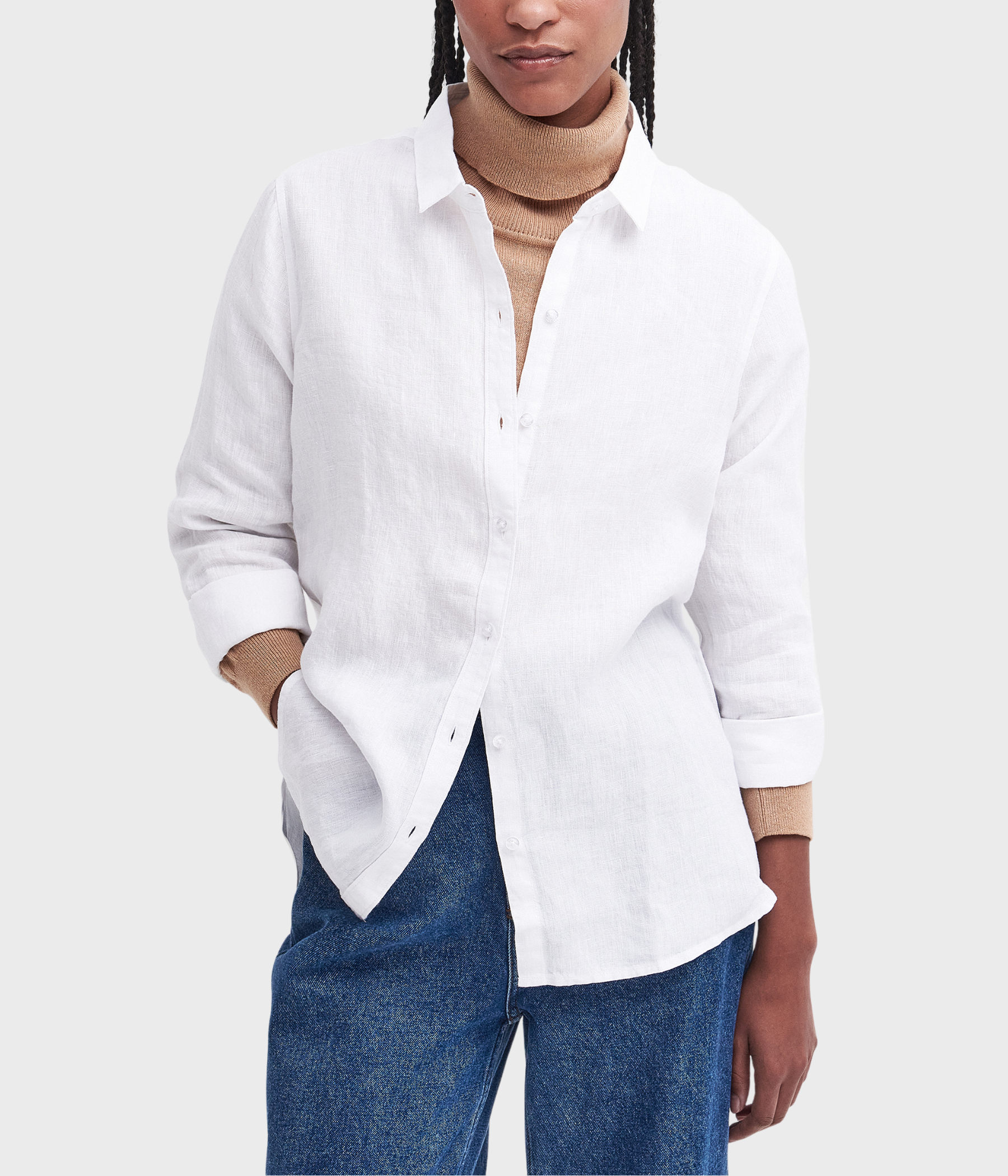 Barbour Marine Shirt (WH11 White) - D.O. Design Only