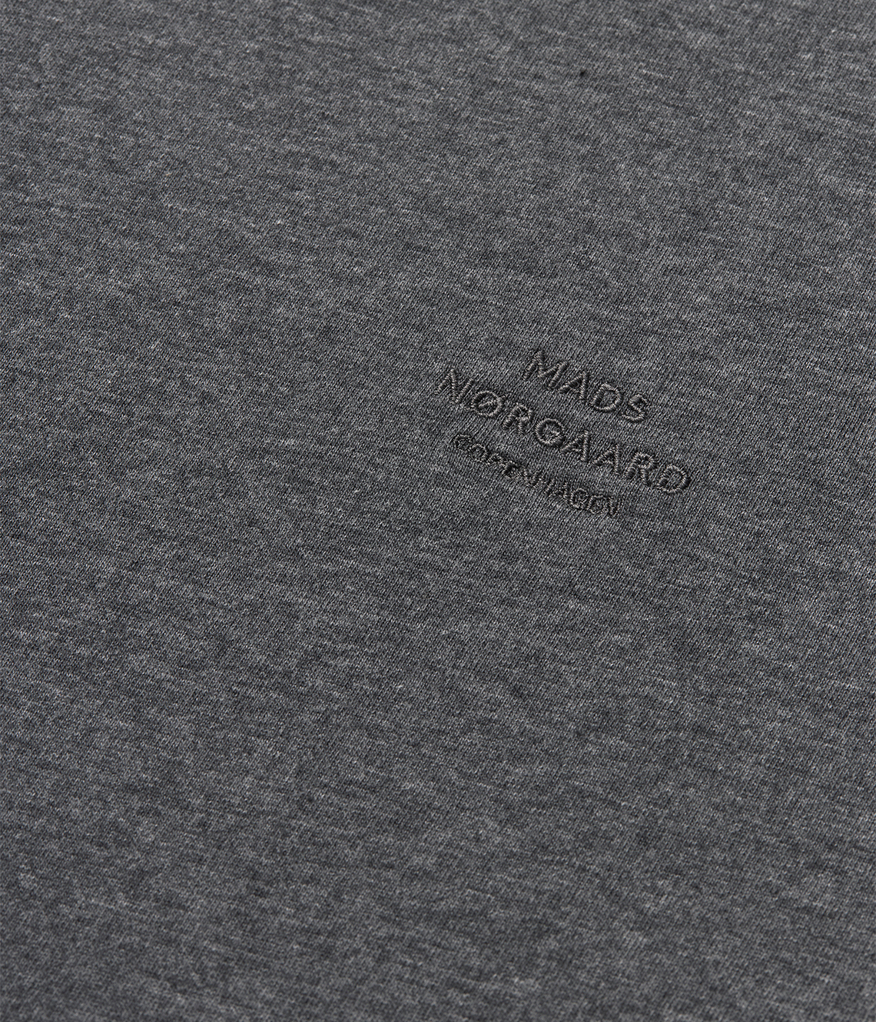 Cotton Jersey Frode Logo Tee Fav. (8129 Dark Grey Melange)