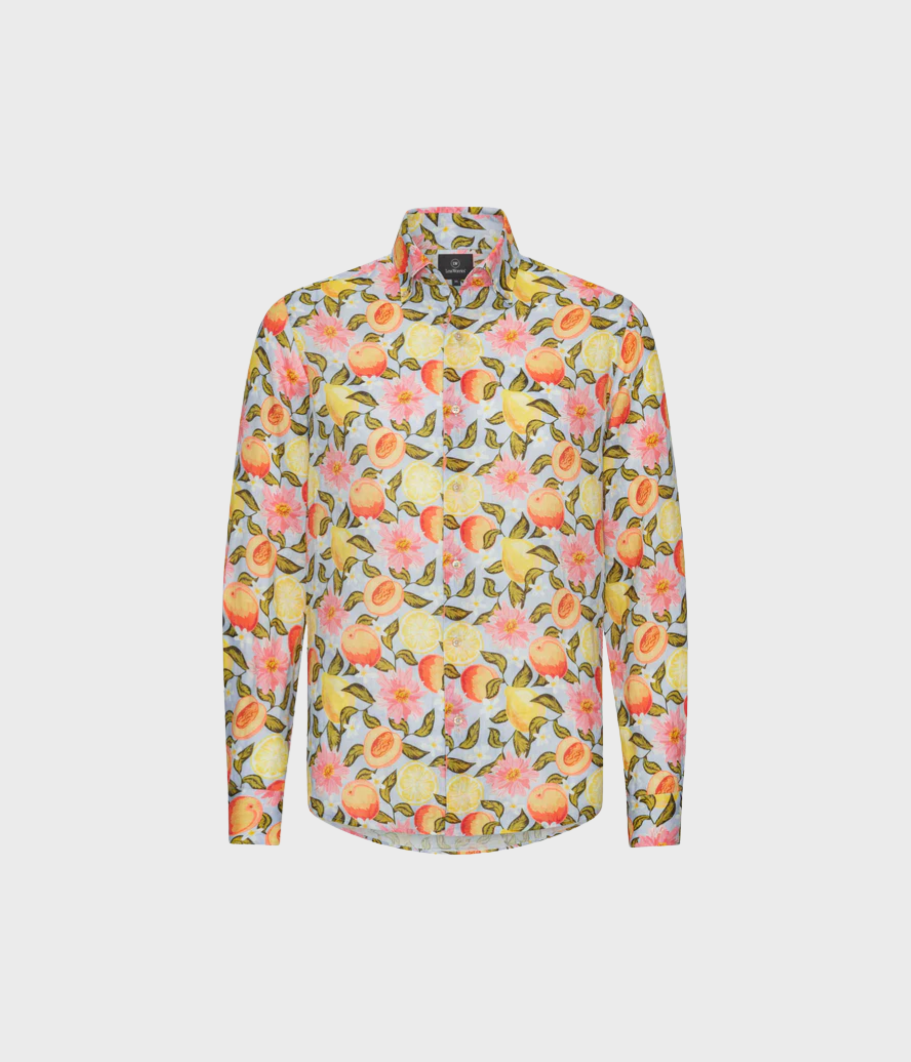 Striped Linen Shirt (Limoncello Print)