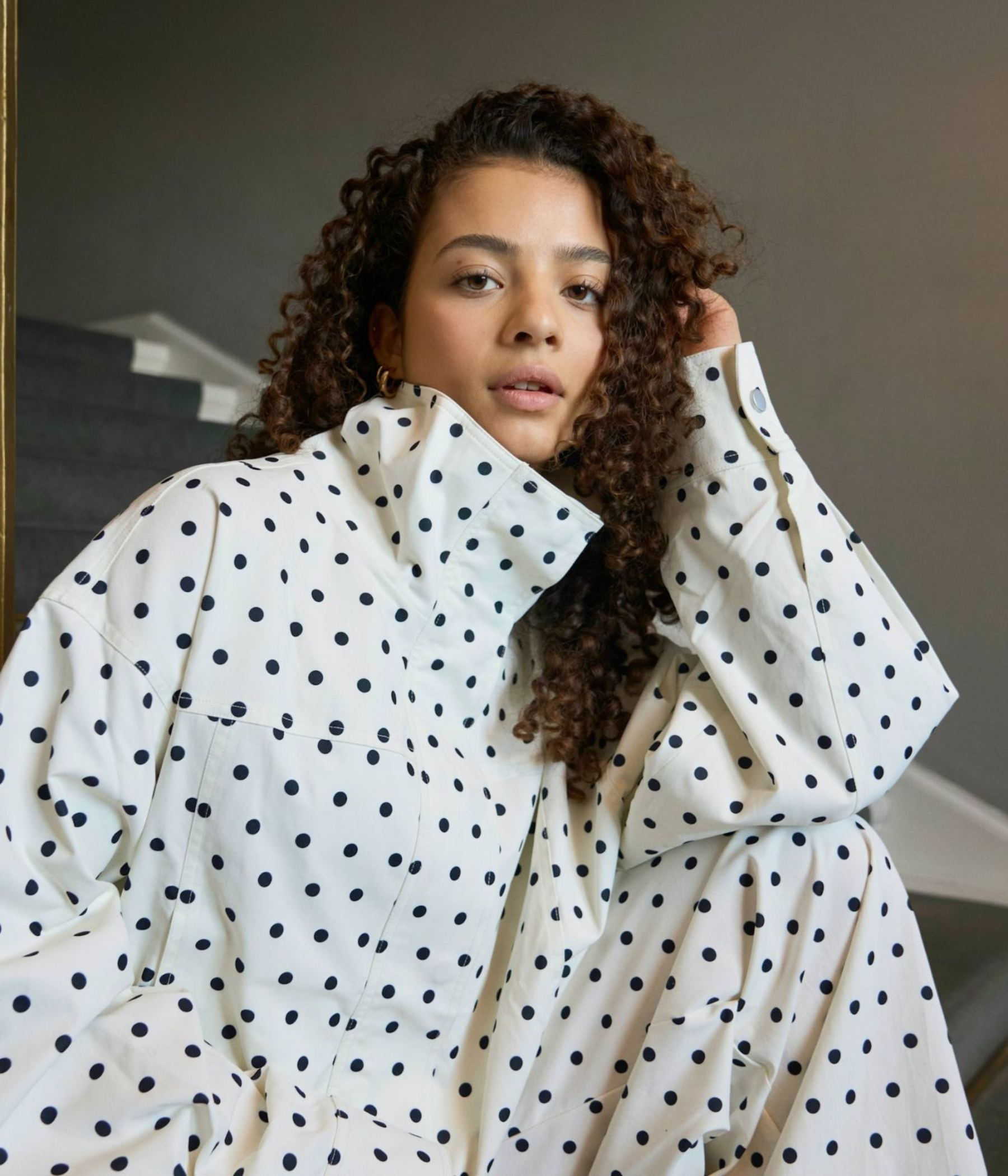 Callisa Dot Jacket (120 White)