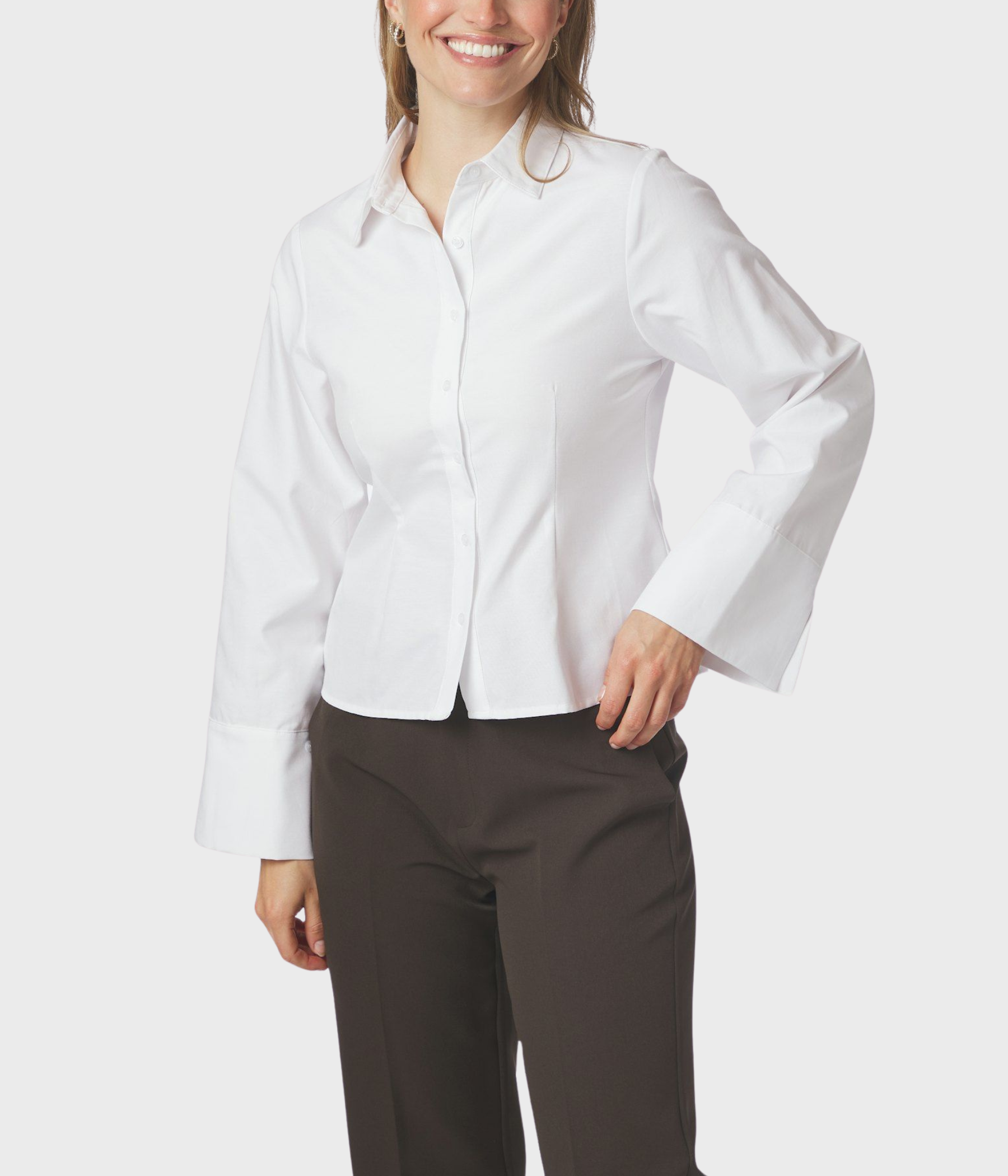 Rosa Oxford Shirt (WHITE)