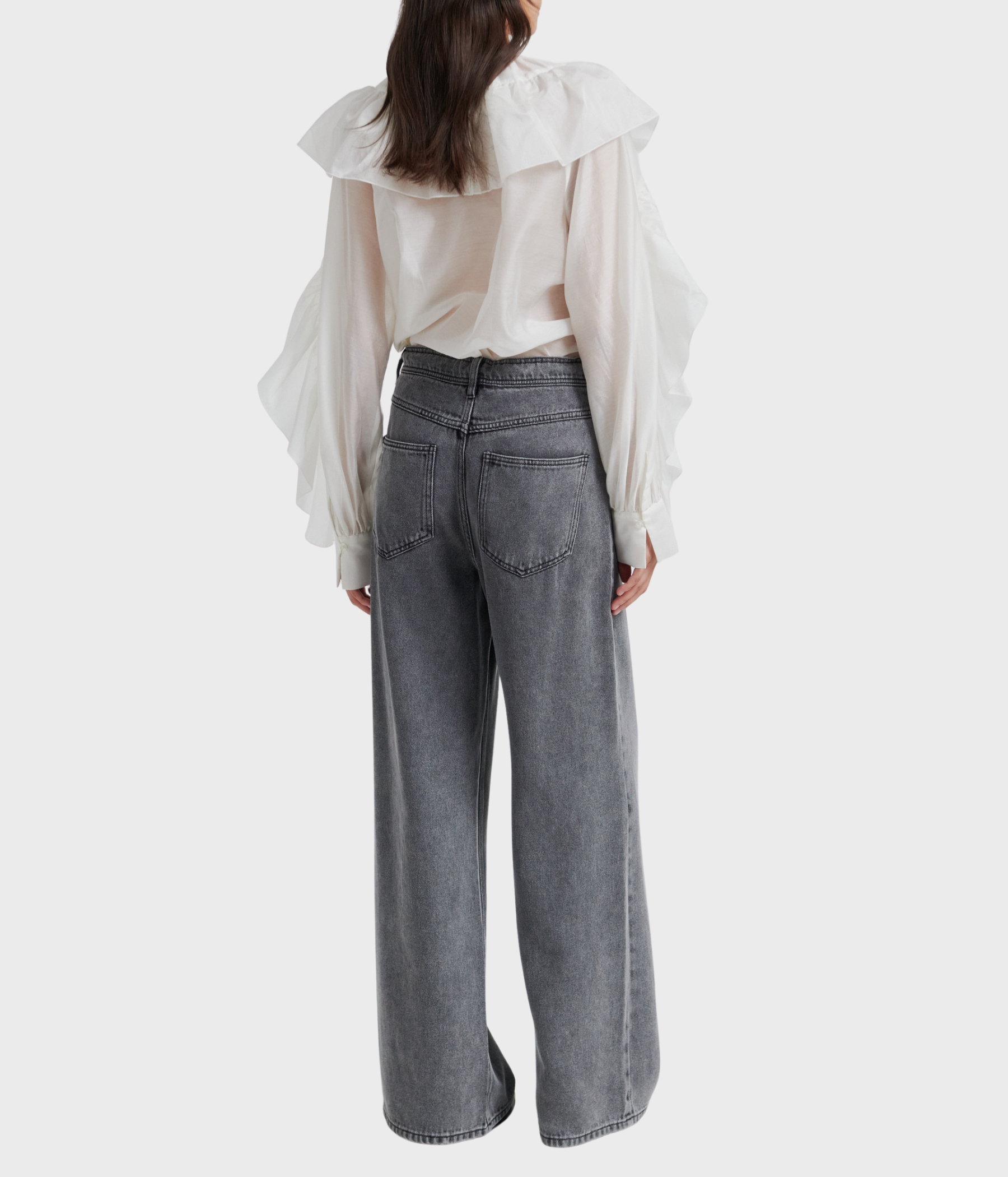 Fria Frill Blouse (0508 Tofu)