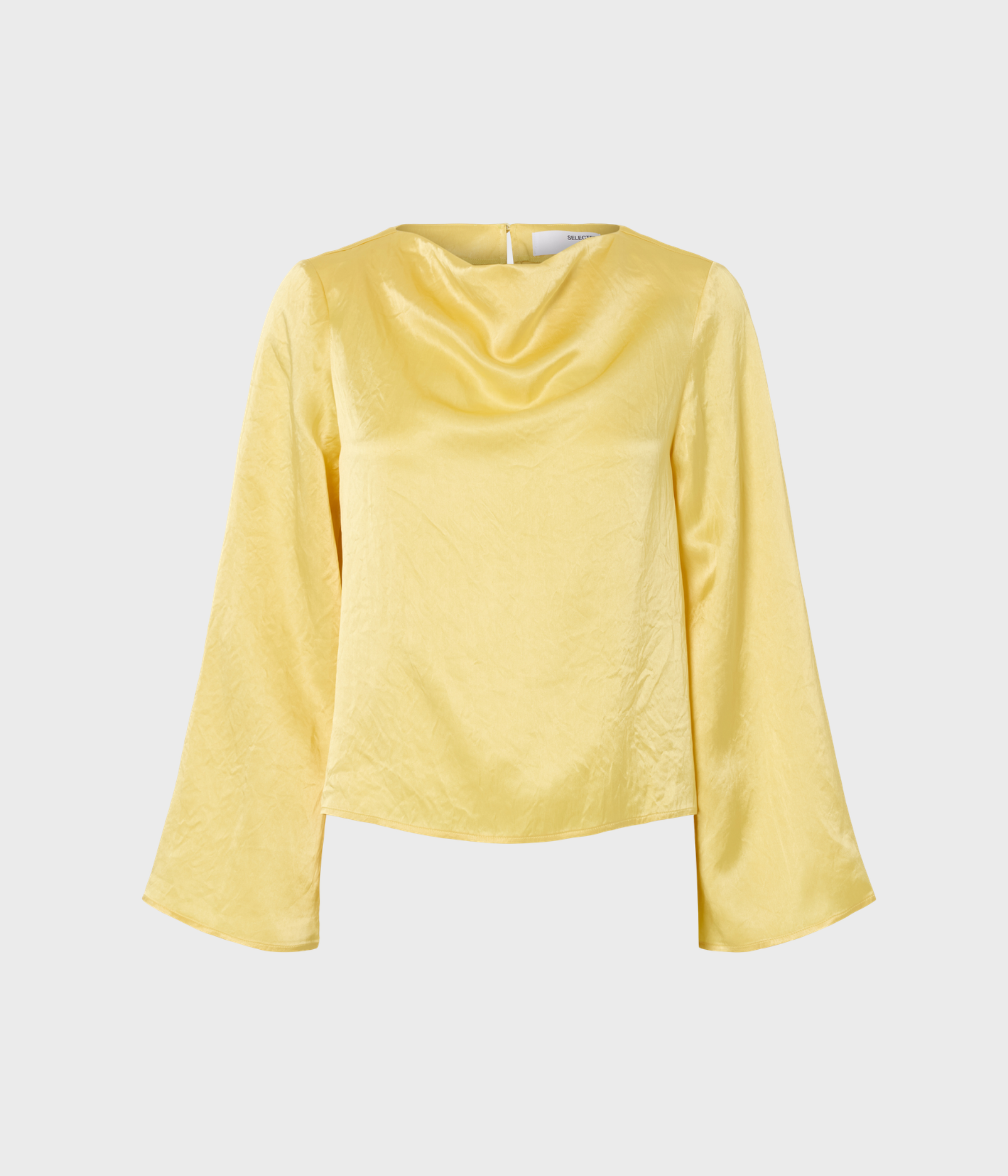 SLFSELENE LS DRAPED NECKLINE TOP B (Sundress)