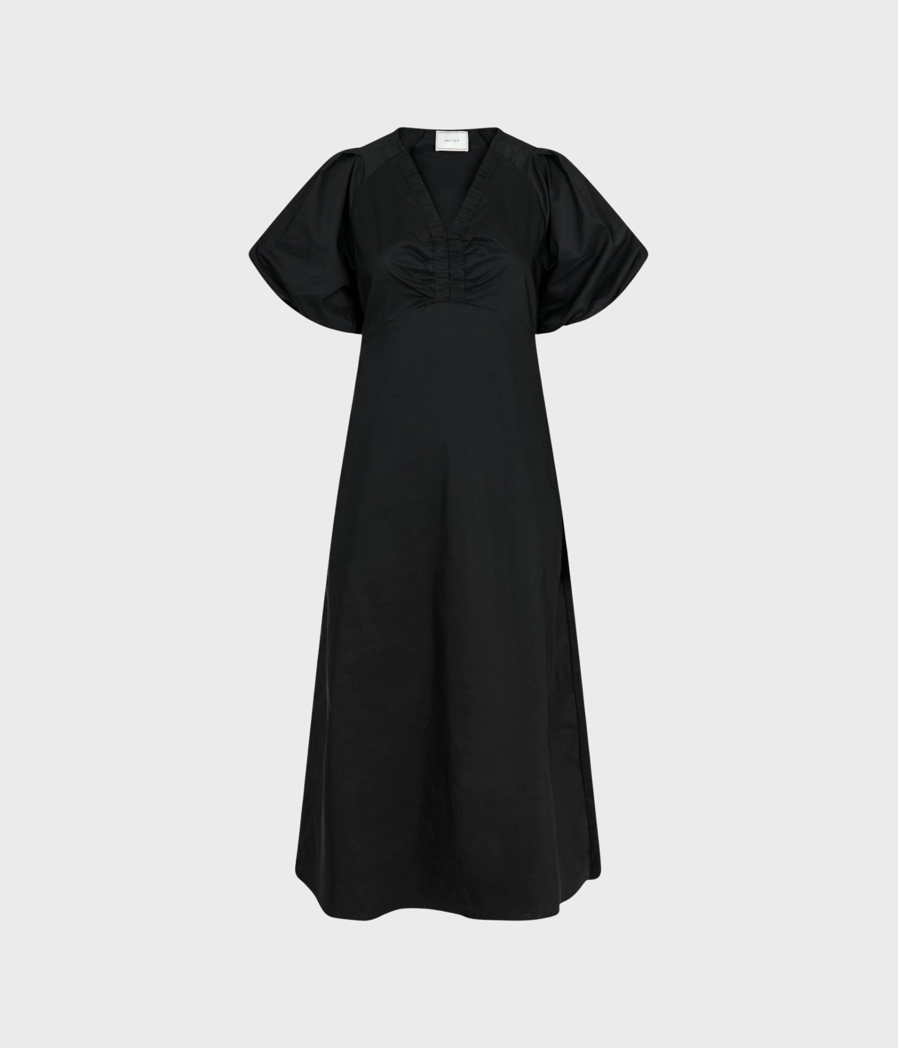 Illana Poplin Dress. (100 Black) - D.O. Design Only