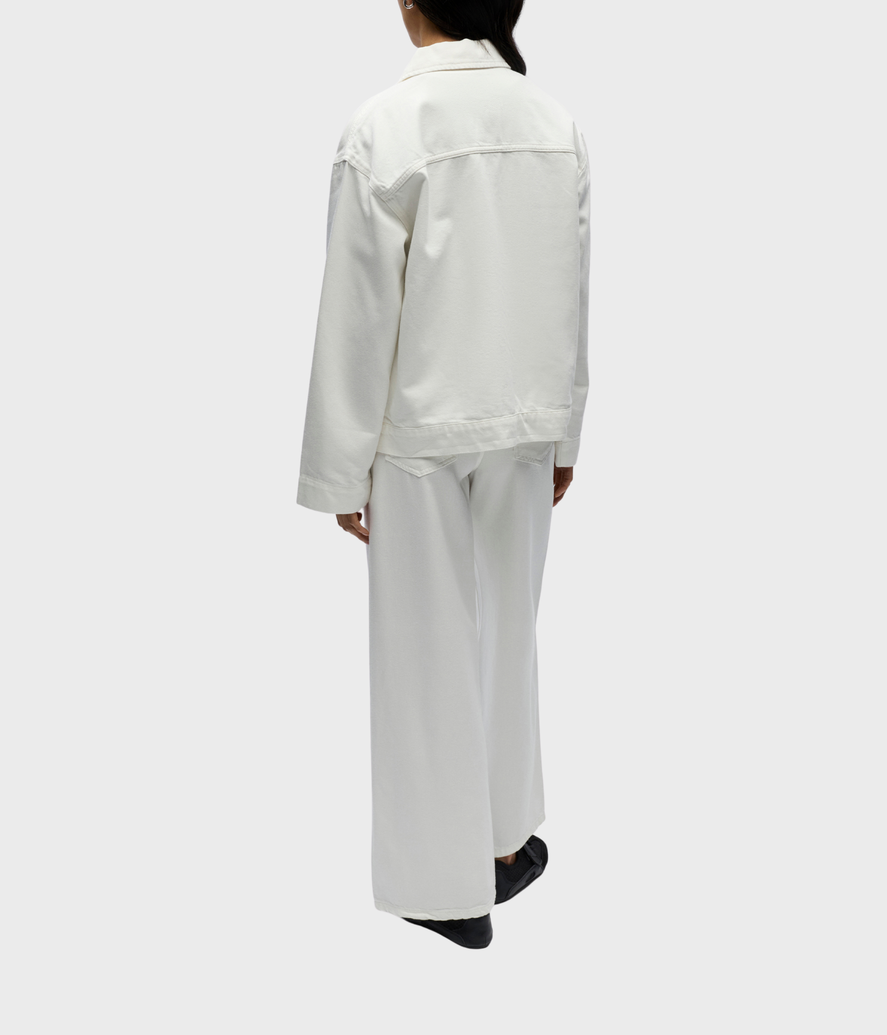 OBJROSIE RE L/S OVERSHIRT NOOS (Cloud Dancer) - D.O. Design Only