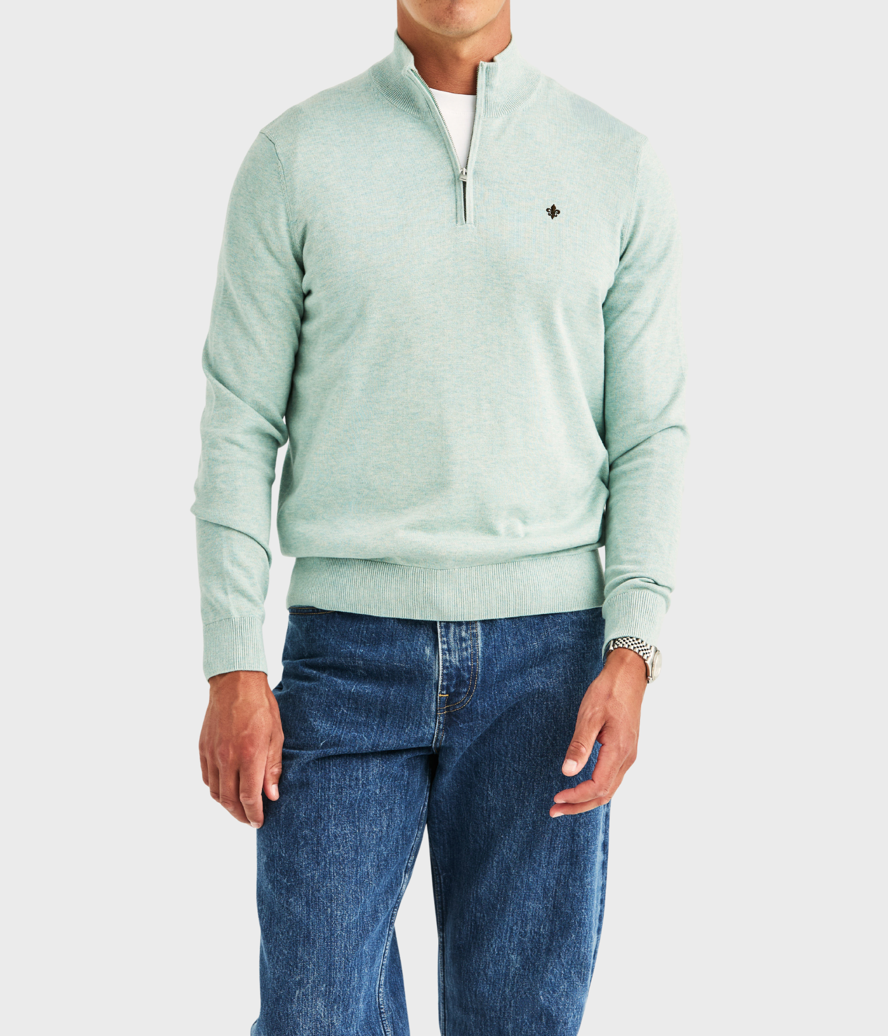 Riley Half Zip (70 Green)