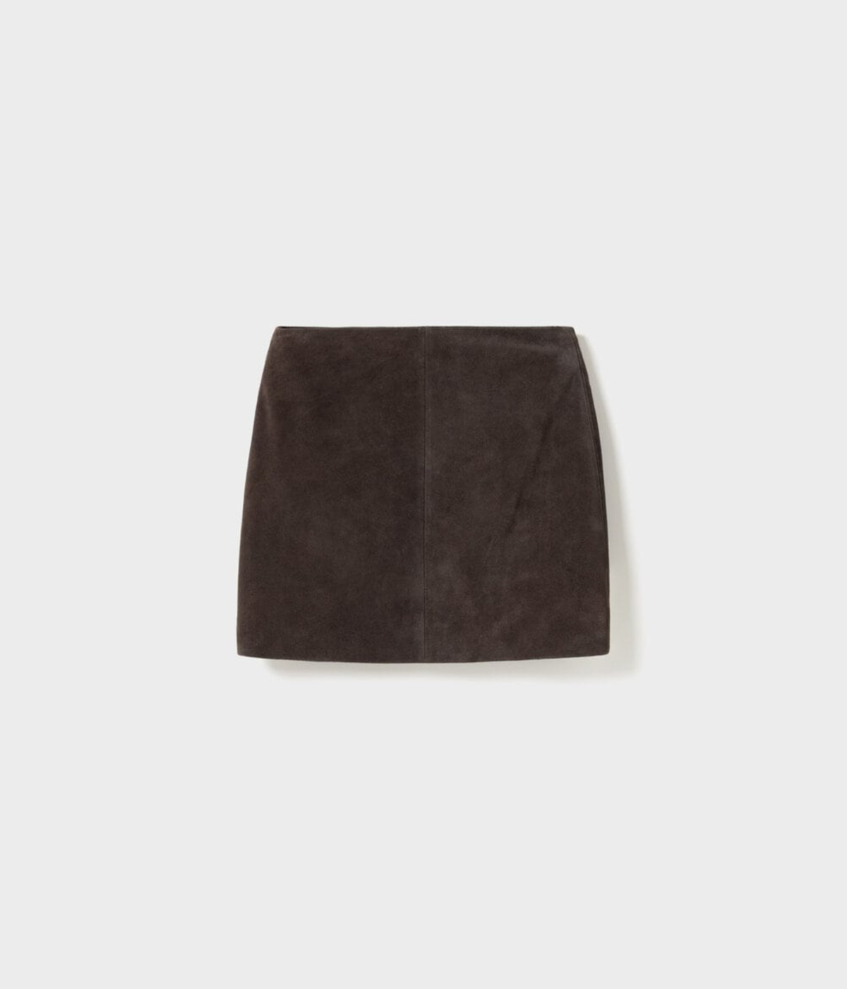 Hollow Suede Skirt (MOCHA BROWN)
