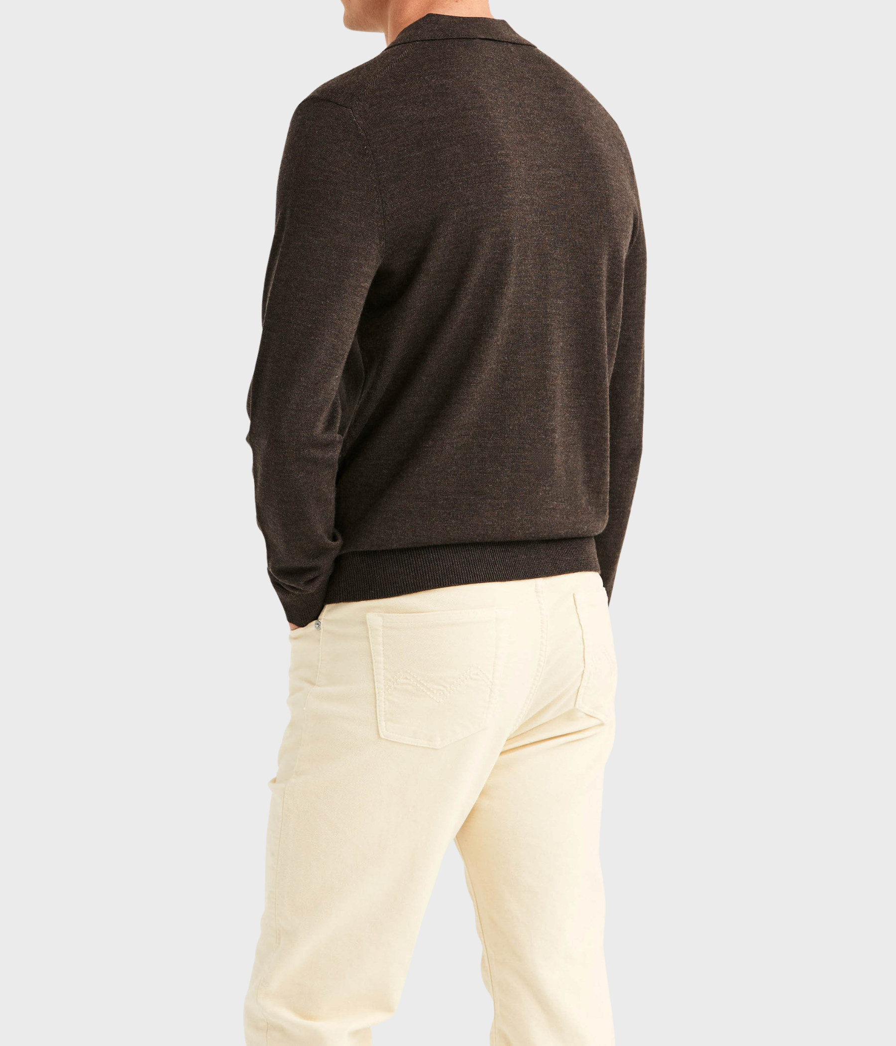 Merino Resort Polo (88 Brown)