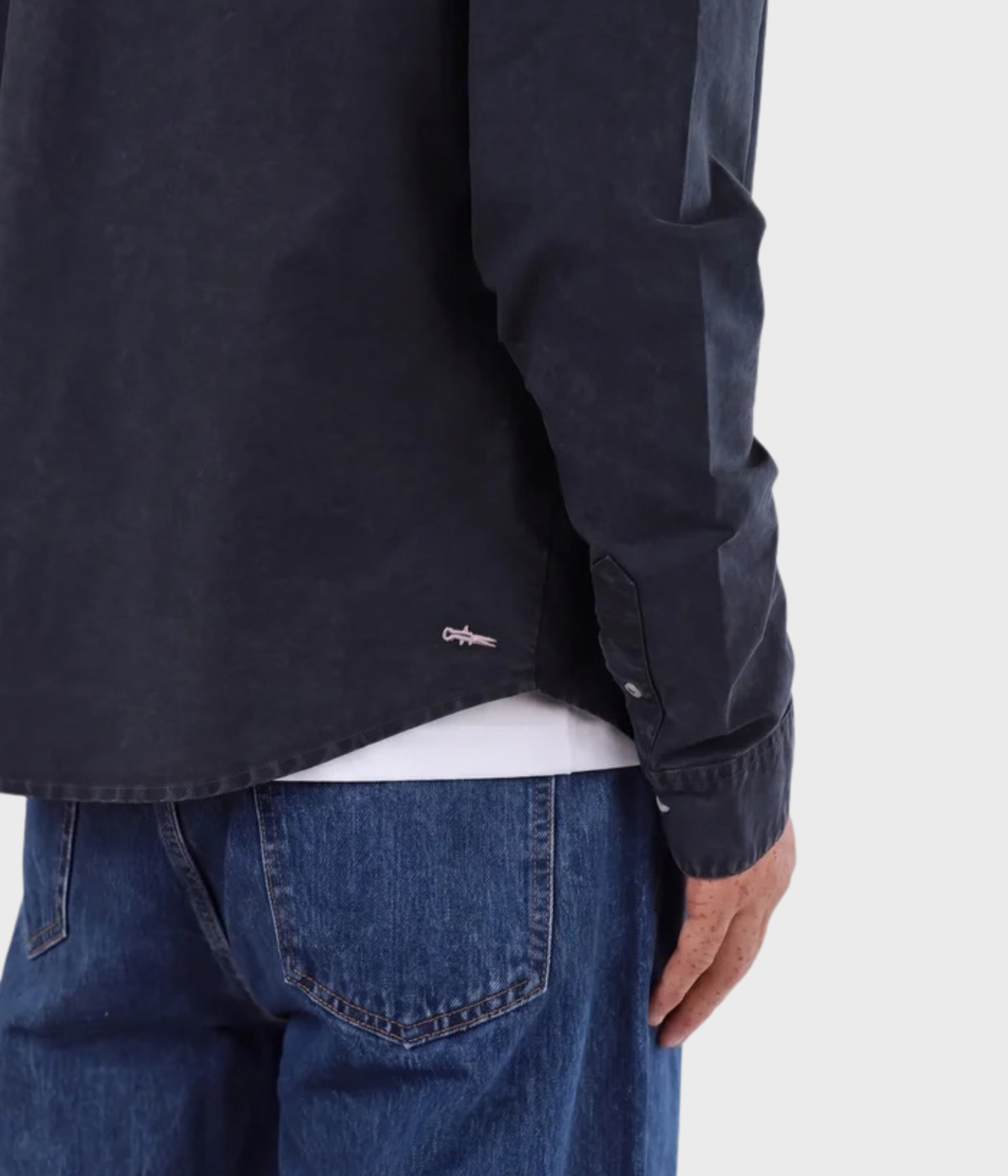 Algot Washed Oxford Shirt (829 Washed blue)