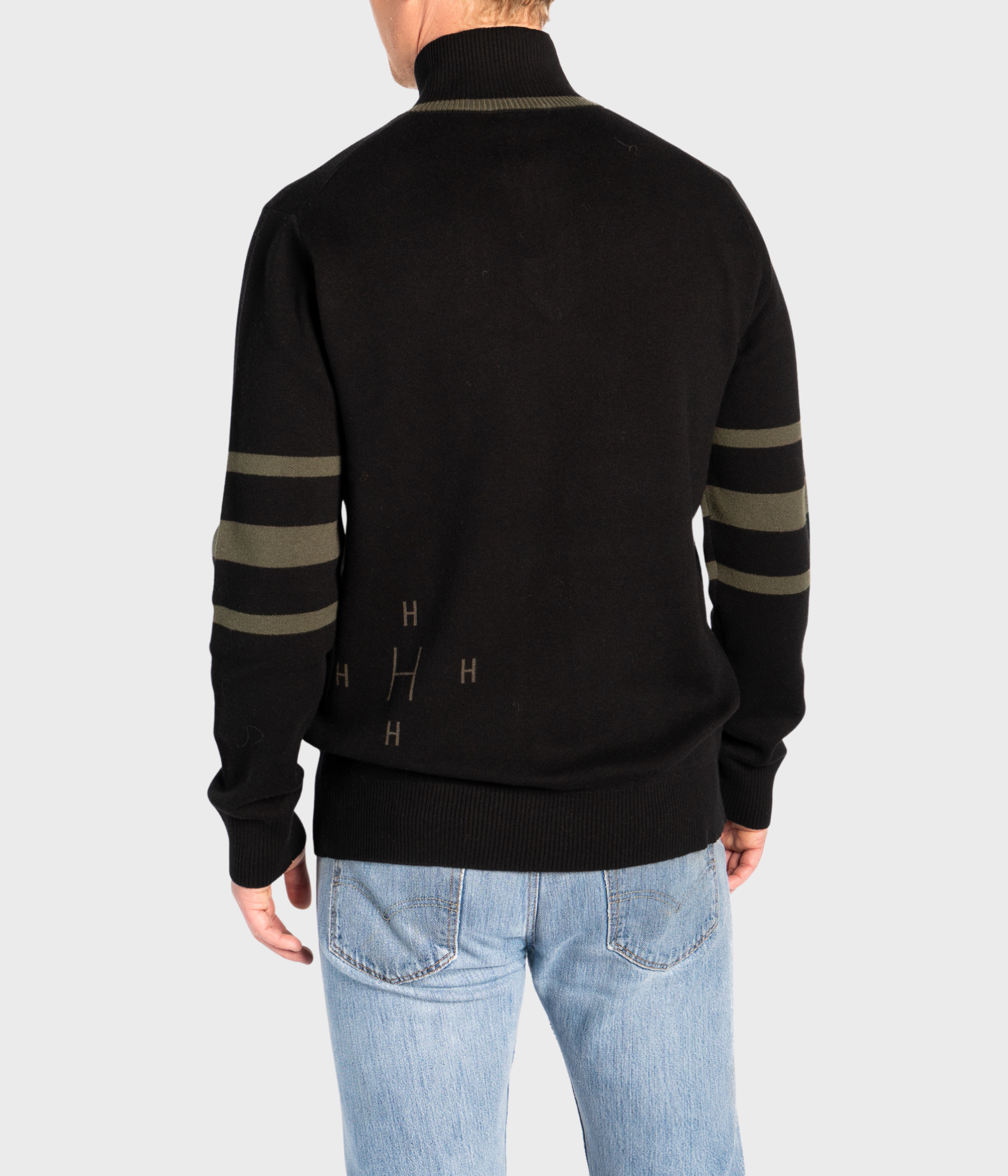 Sam Half Zip (9000Jet Black)