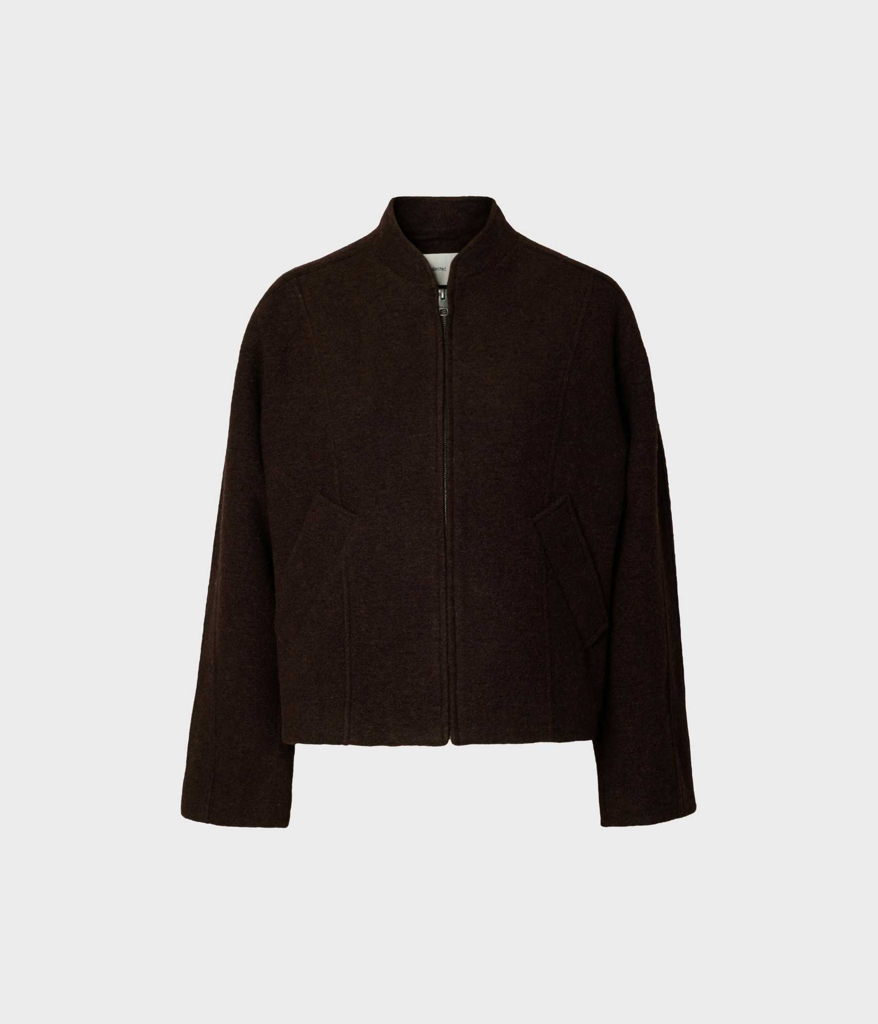 Slwjacqueline Wool Blend Jacket Noos (Delicioso Detail:MELANGE)