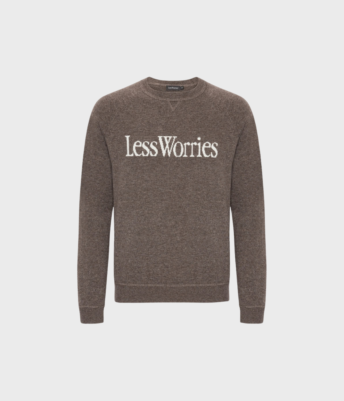 Cashmere Blend Logo Sweater (NOUGAT)
