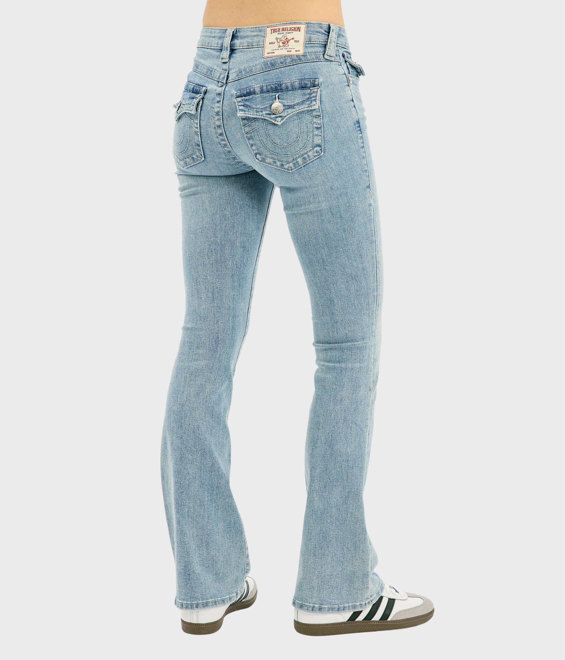 BECCA MID RISE BOOT CUT FLAP. (PEAK SPOT)