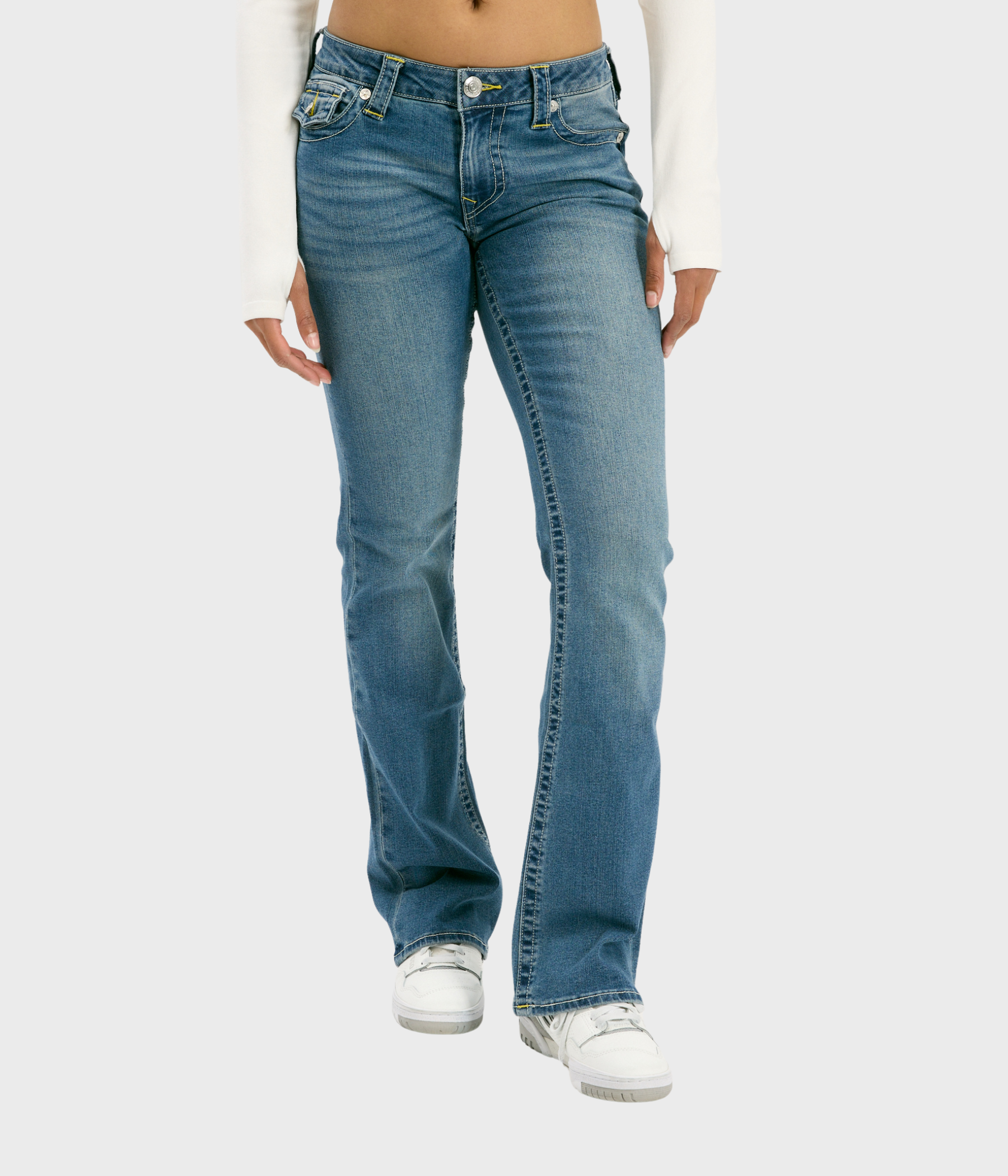 BECCA MID RISE BOOT CUT FLAP. (IOFM ARABELLA)