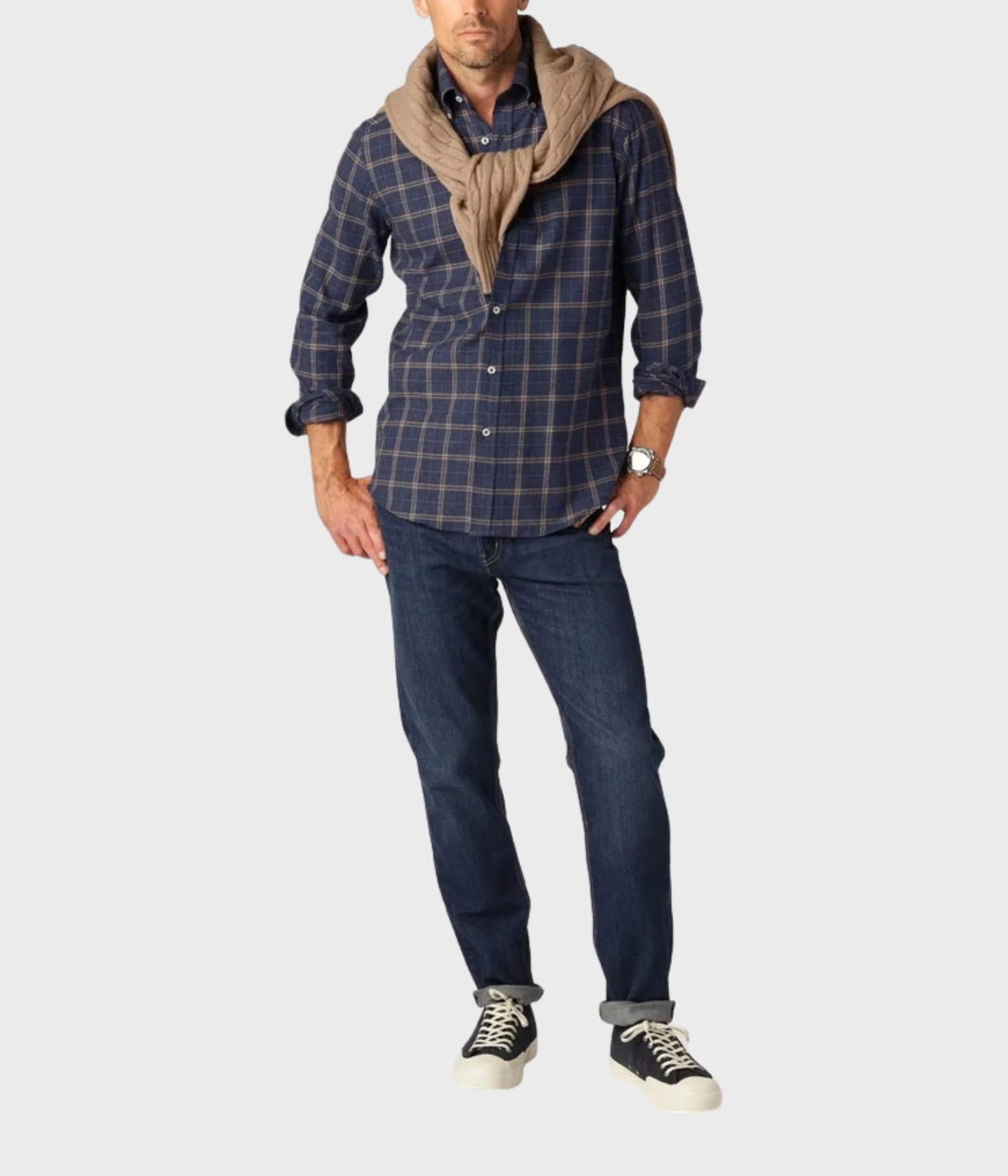 Flannel Shirt. (Blue)