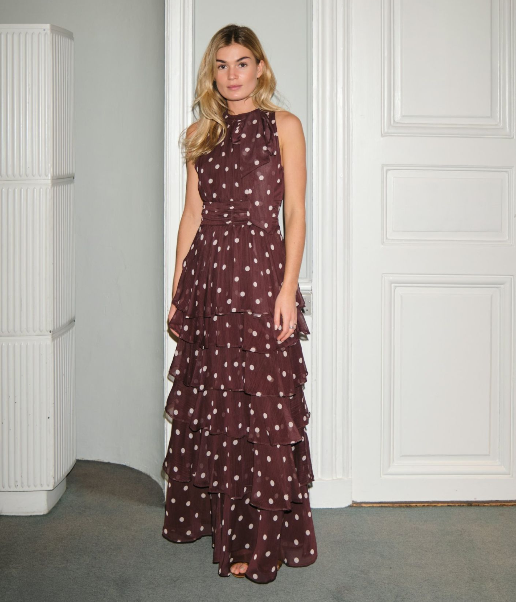 Marli Big Dot Dress (210 BROWN) - D.O. Design Only