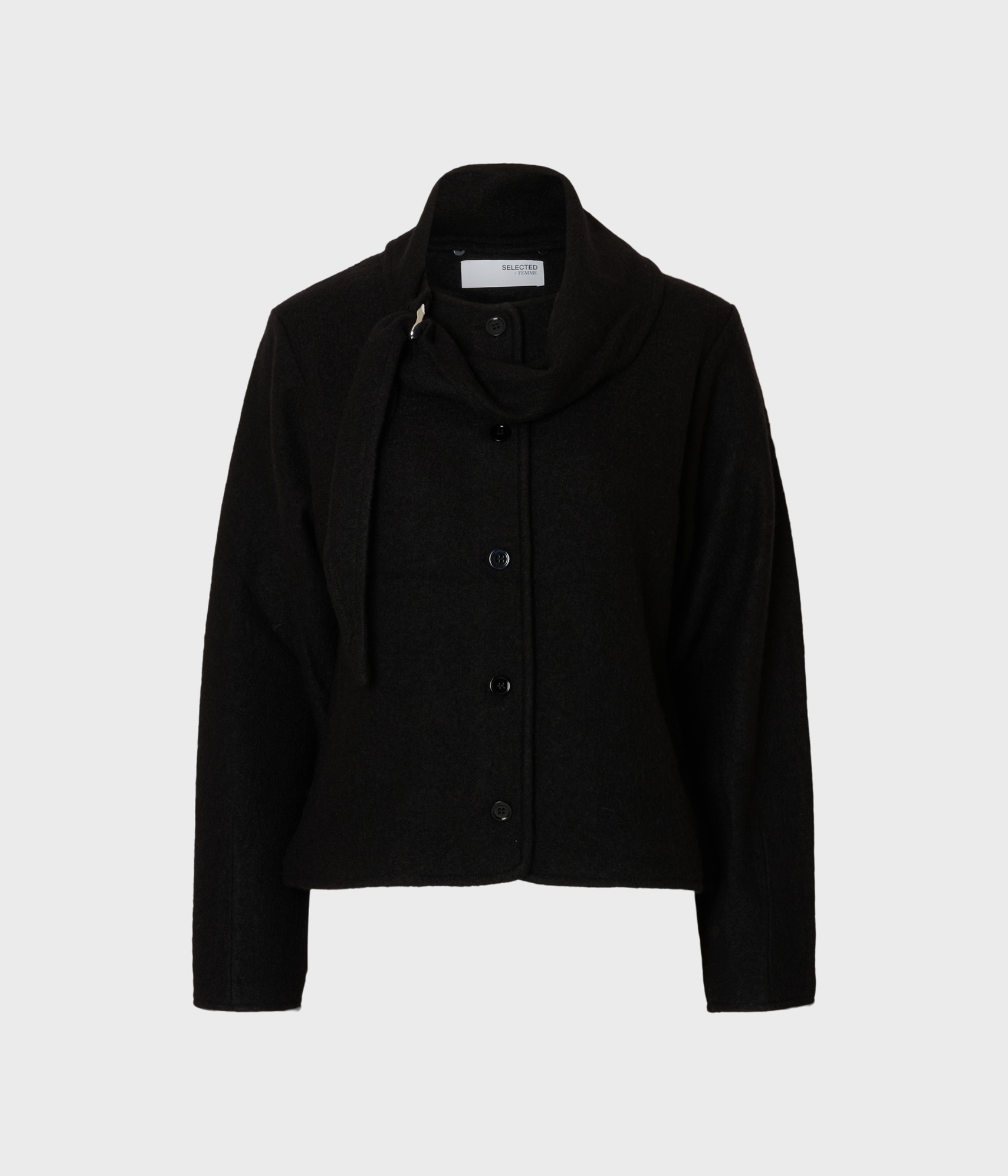 SLFDARLA LS KNIT JACKET (Black)