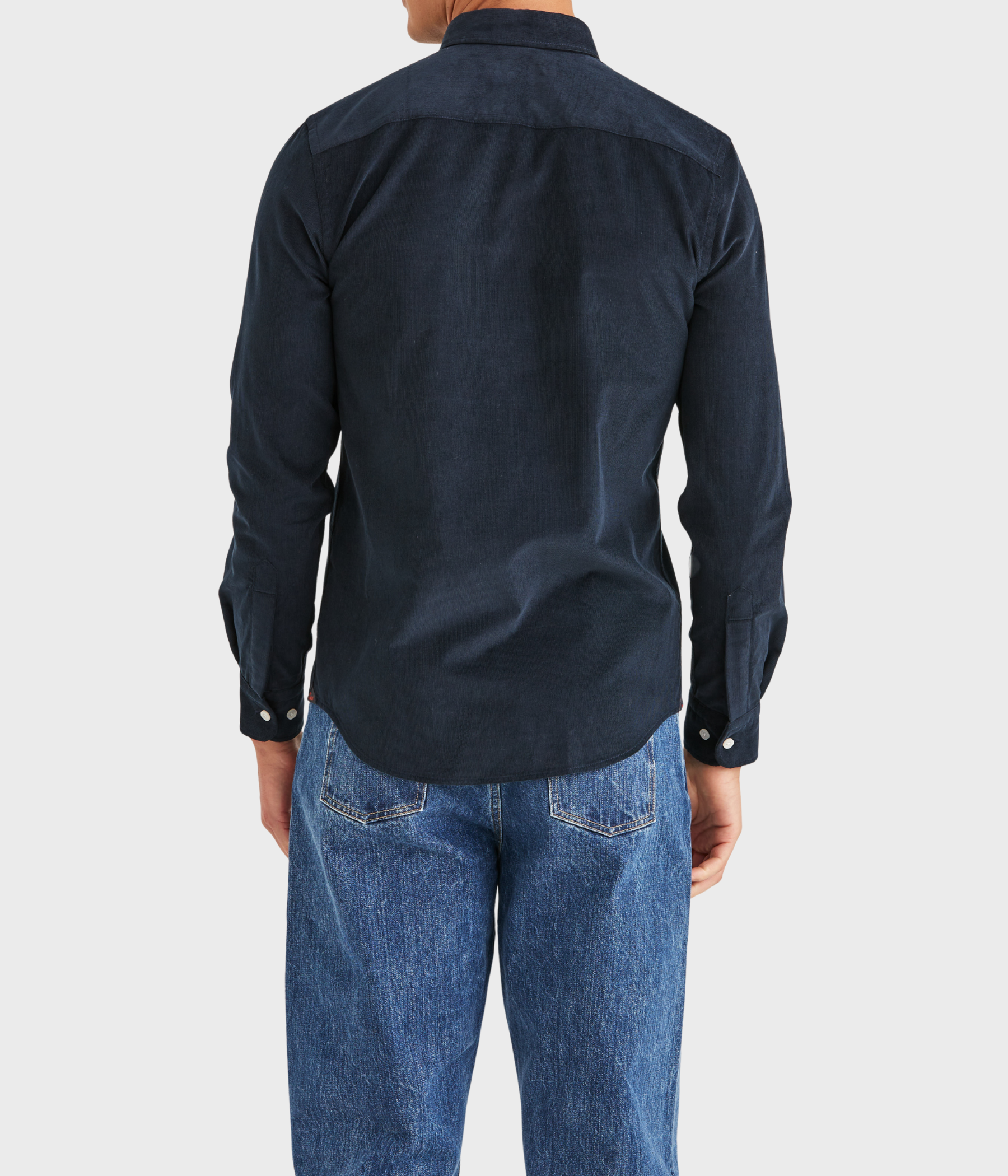 Douglas Cord Shirt-Slim Fit. (62 Blue)