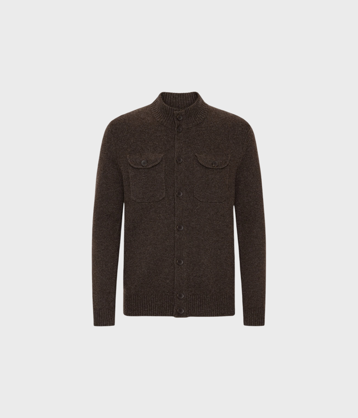 Pocket Cardigan. (Chocolate)