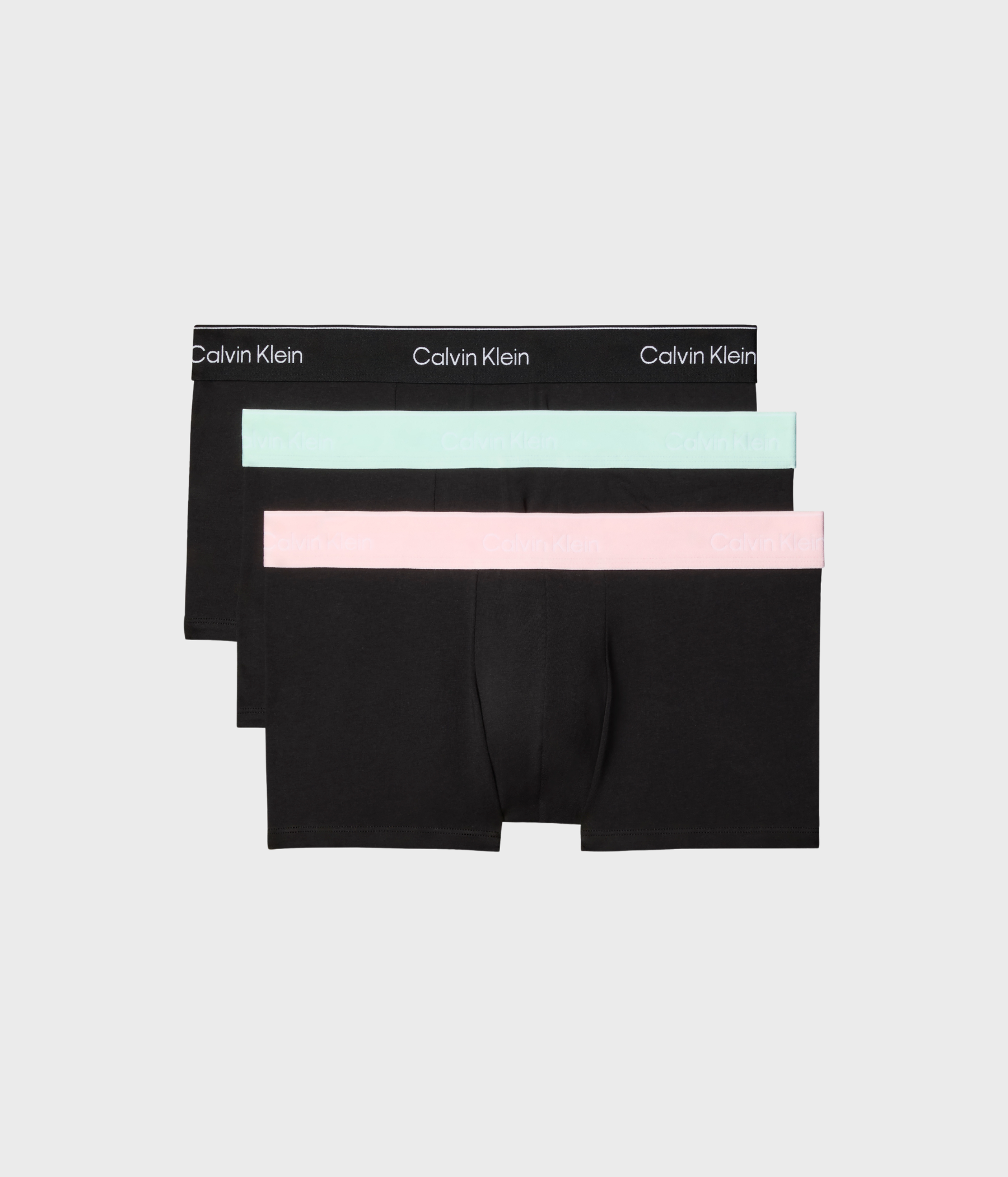 LOW RISE TRUNK 3PK (3ZG BLACK W/ BLACK WB/BLACK W/ FEEL THE)