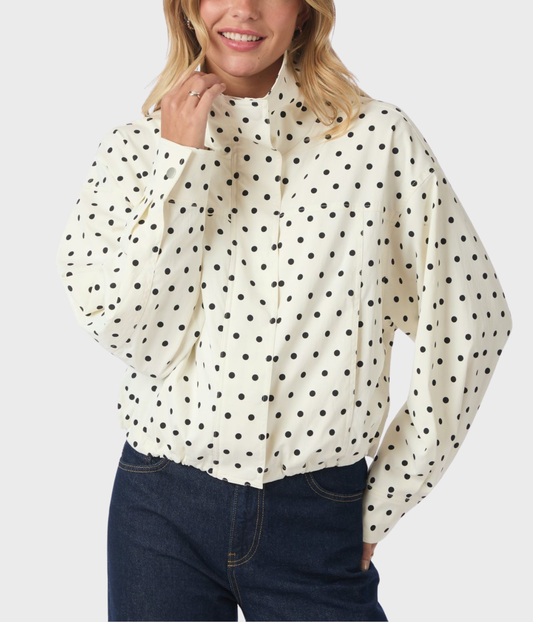 Callisa Dot Jacket (120 White)