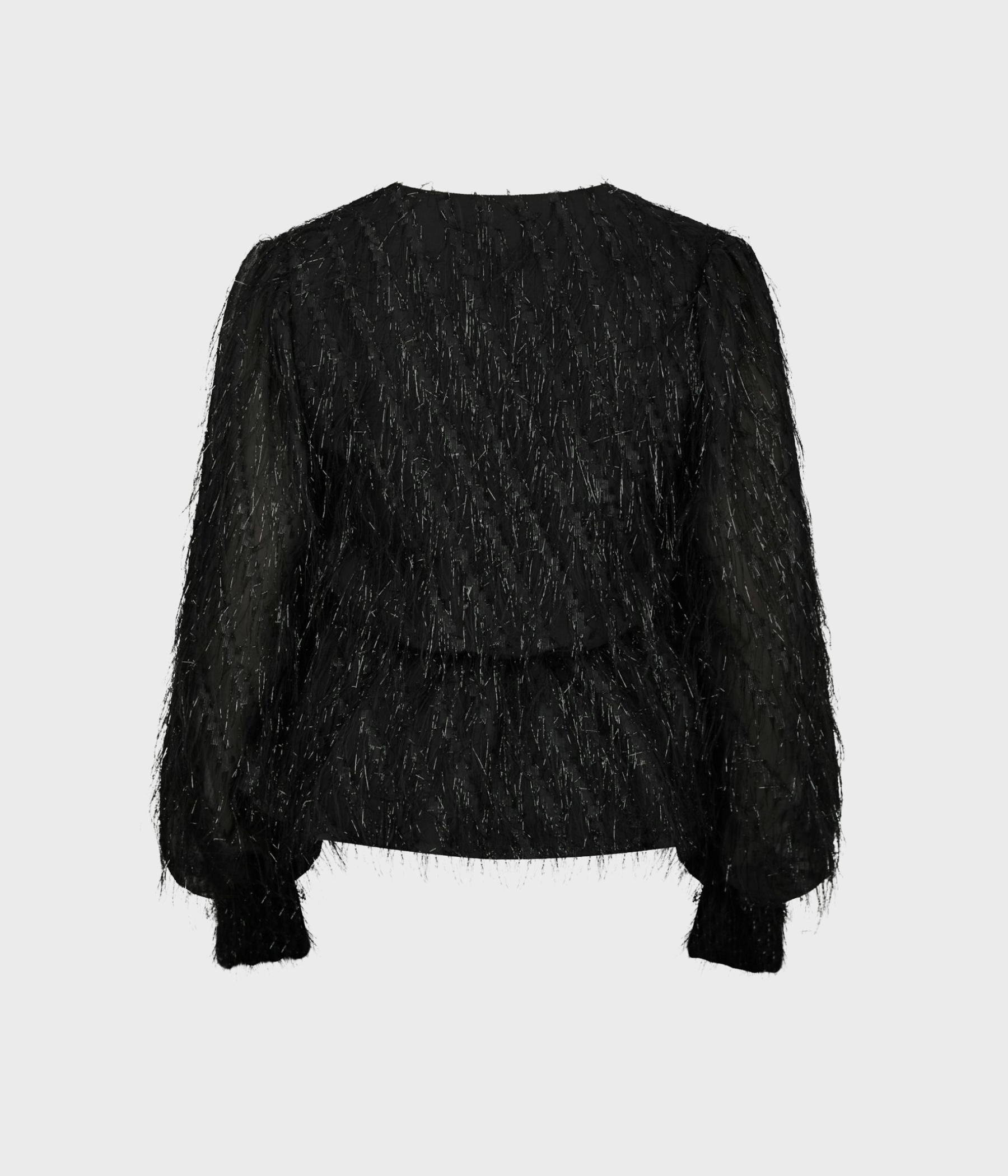 Fiana Frilly Blouse (100 Black)