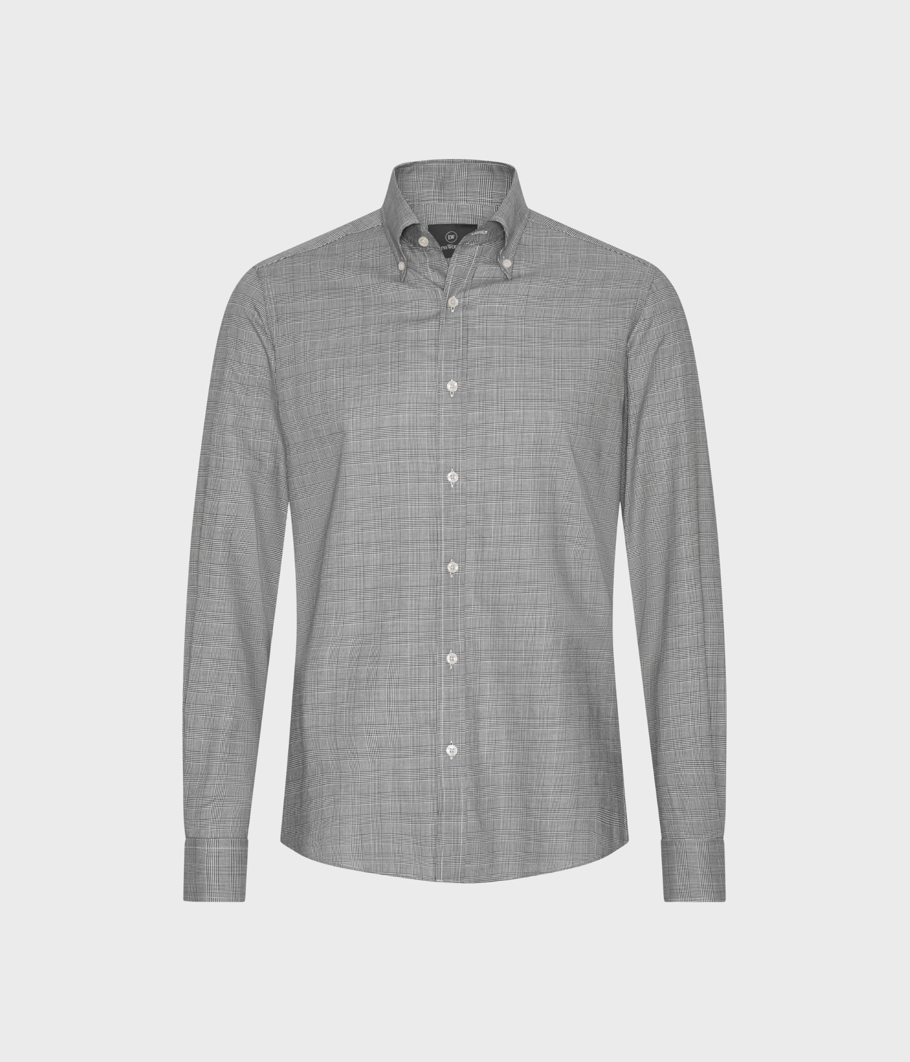 Glencheck Shirt. (grey)