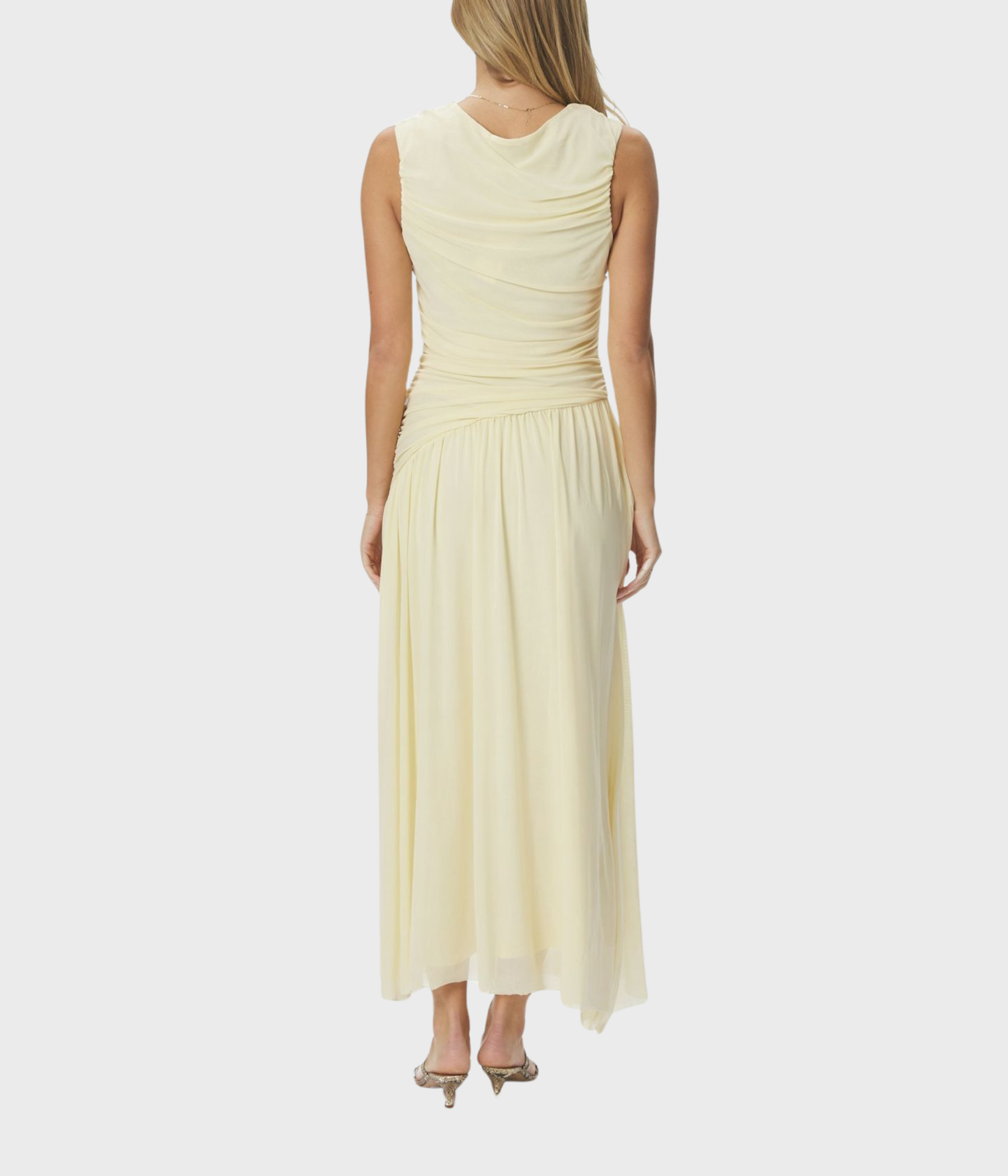 Cludine Mesh Dress (191 Light Yellow) - D.O. Design Only