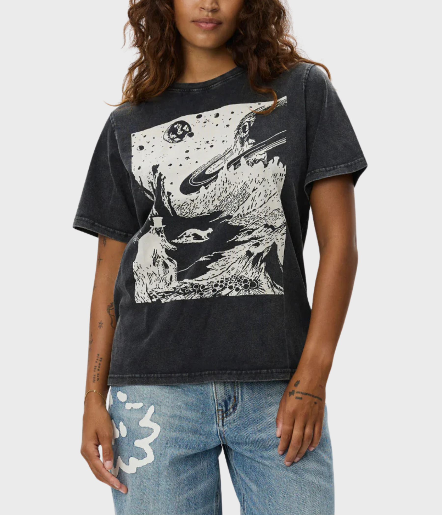 ZENASW T-SHIRT (1015 Washed black)