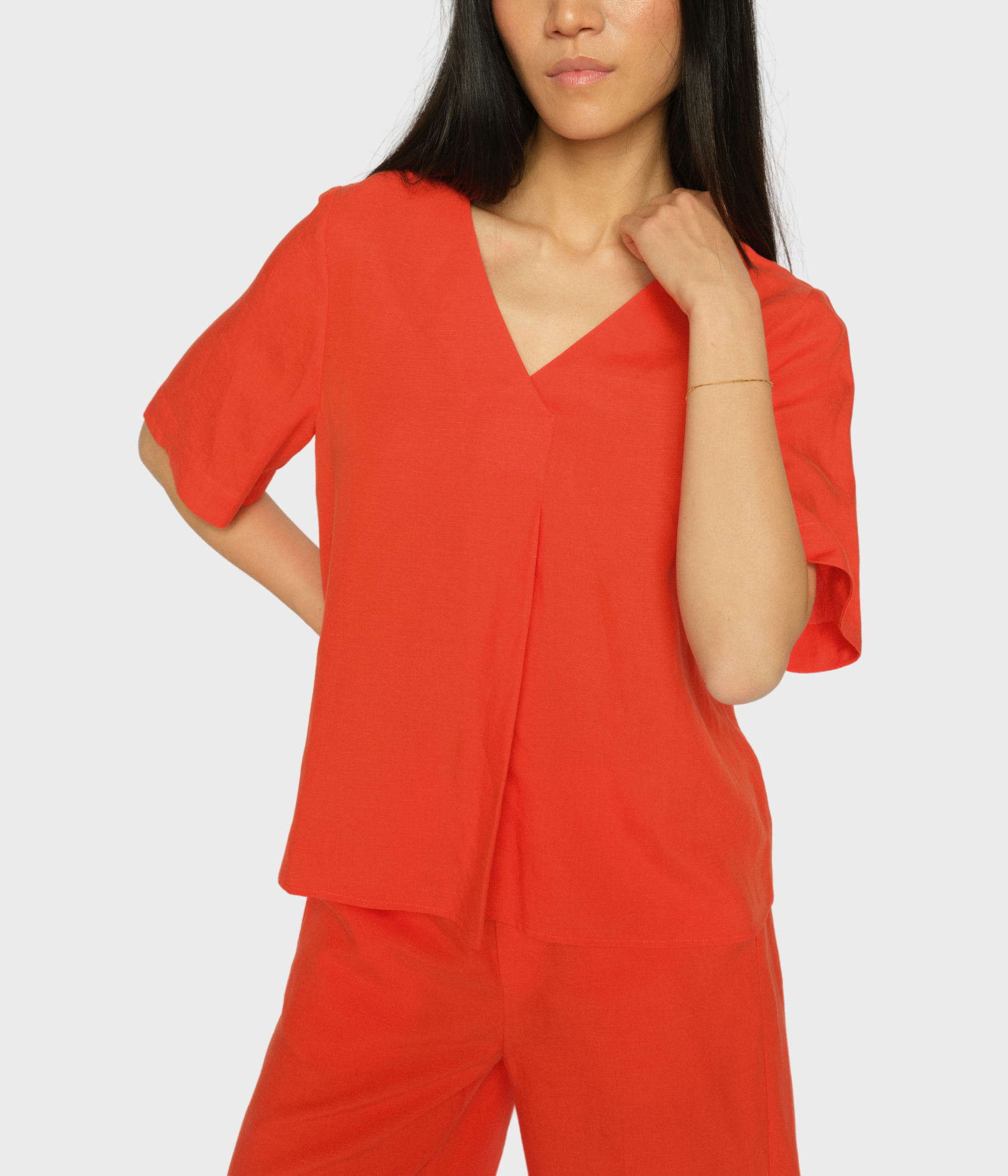 Mmraina Alexis Blouse (167 Spicy Orange)