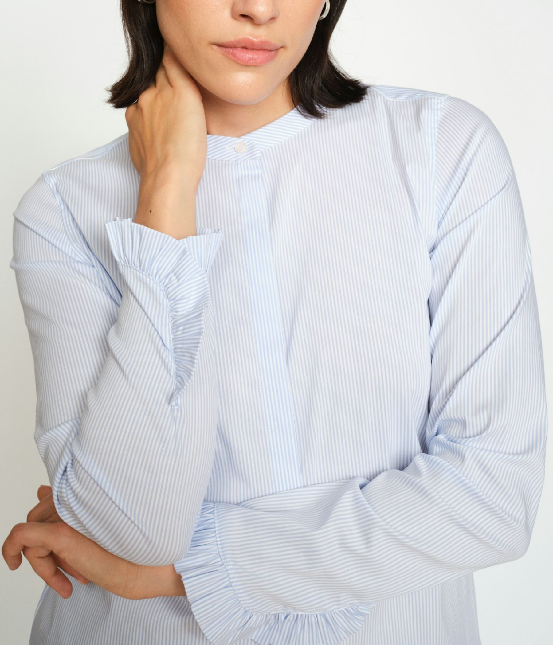 Mmmattie Stripe Shirt (406 Light Blue)