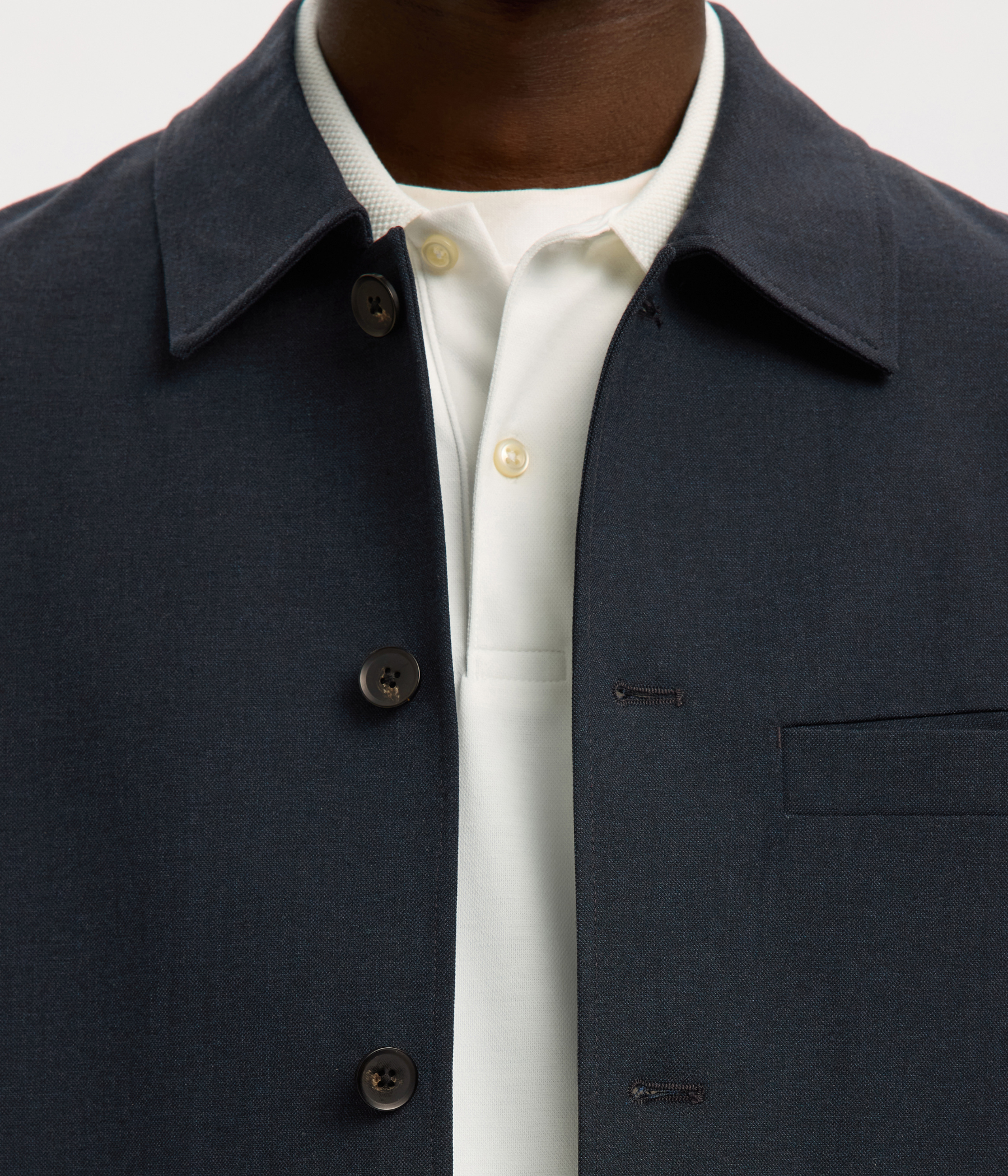 SLHREG-ROBERT OVERSHIRT NOOS. (Dark Sapphire)
