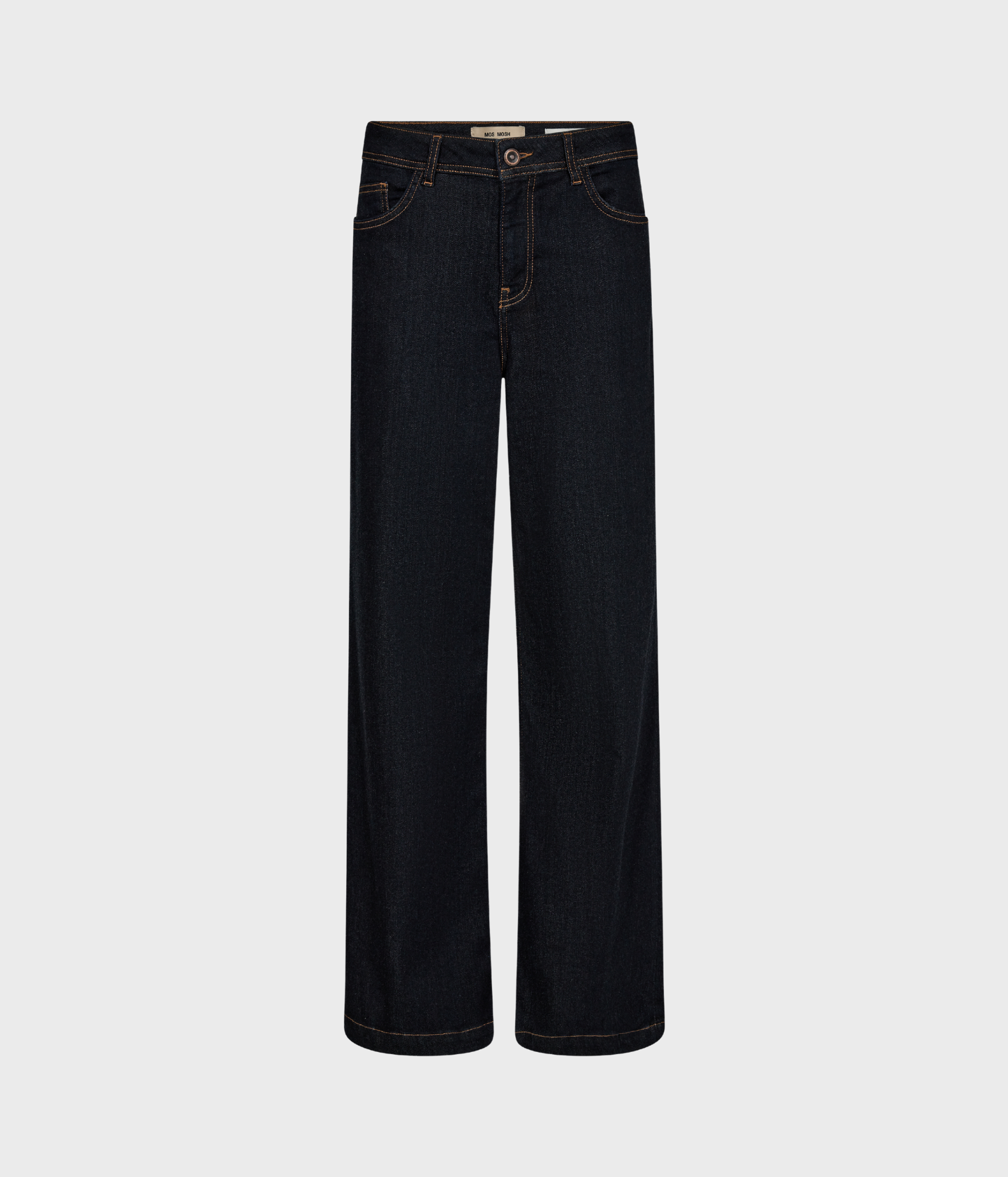 Mörka jeans med hög midja