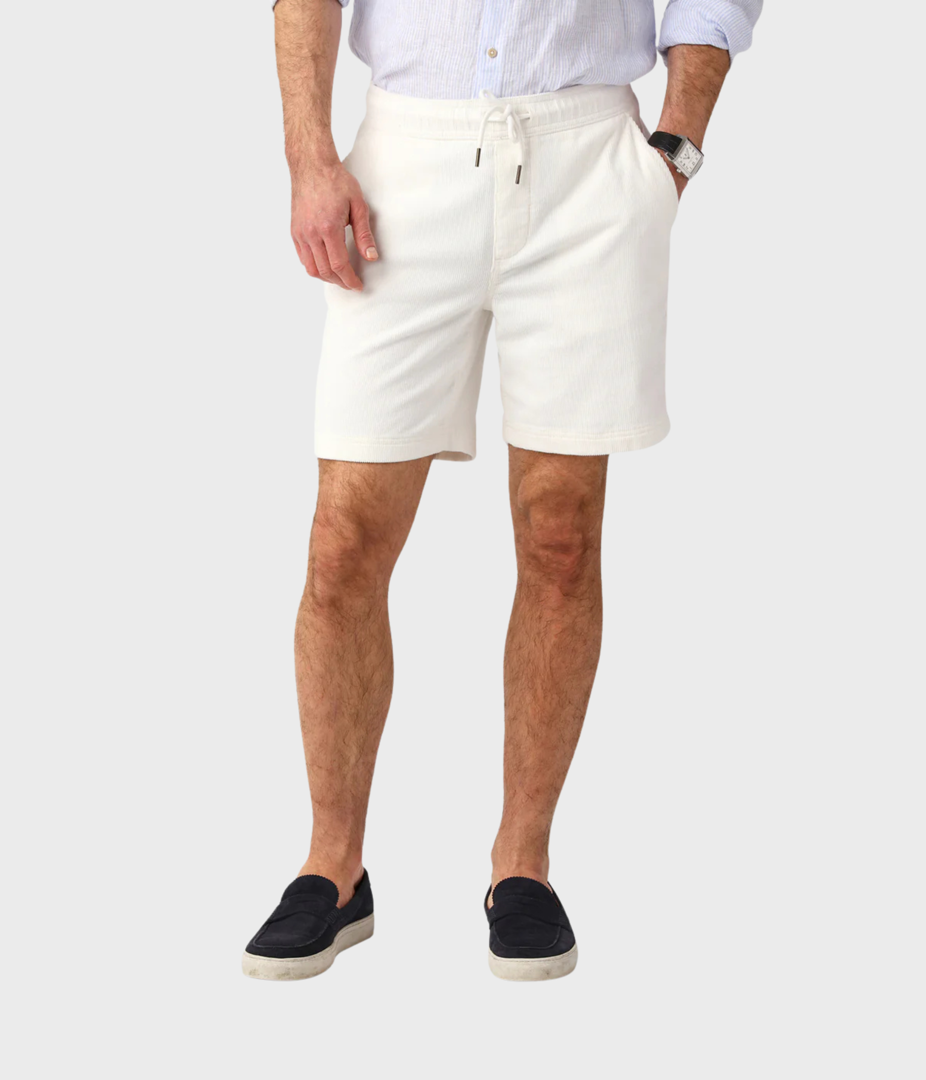 Cord Shorts. (Offwhite)