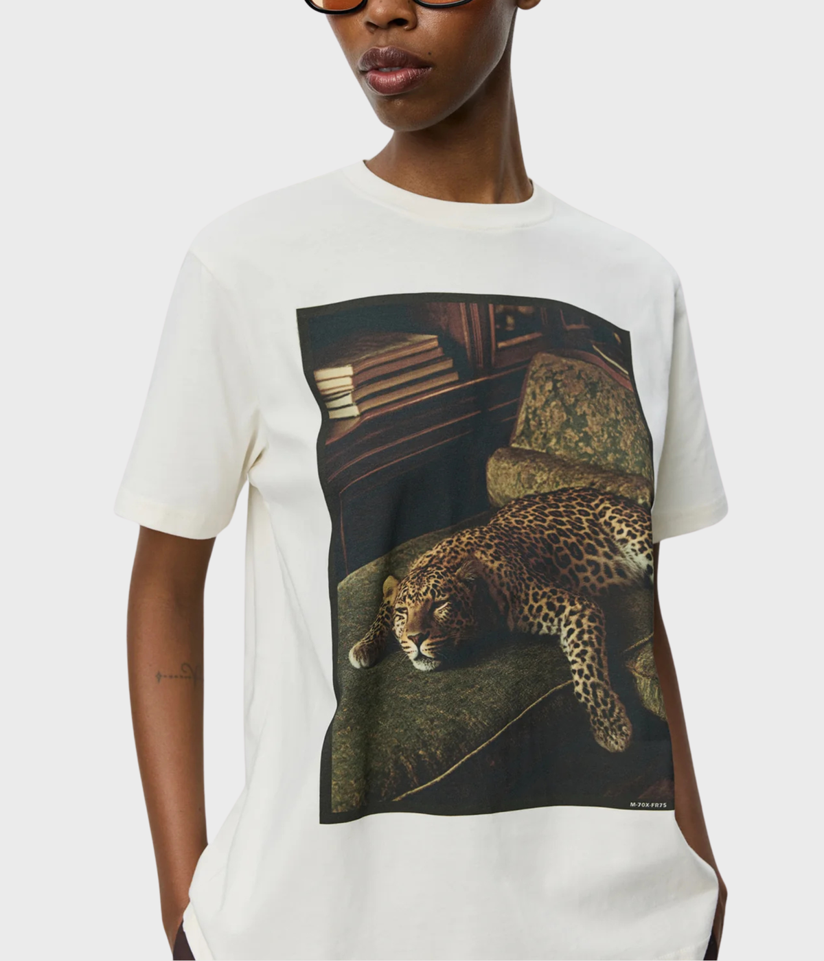 Riversw Printed Boxy T-Shirt (0101 Off white)