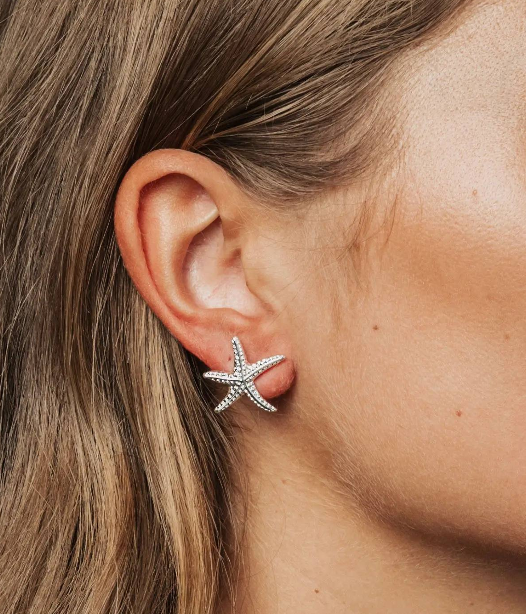 Starfish Studs (silver)