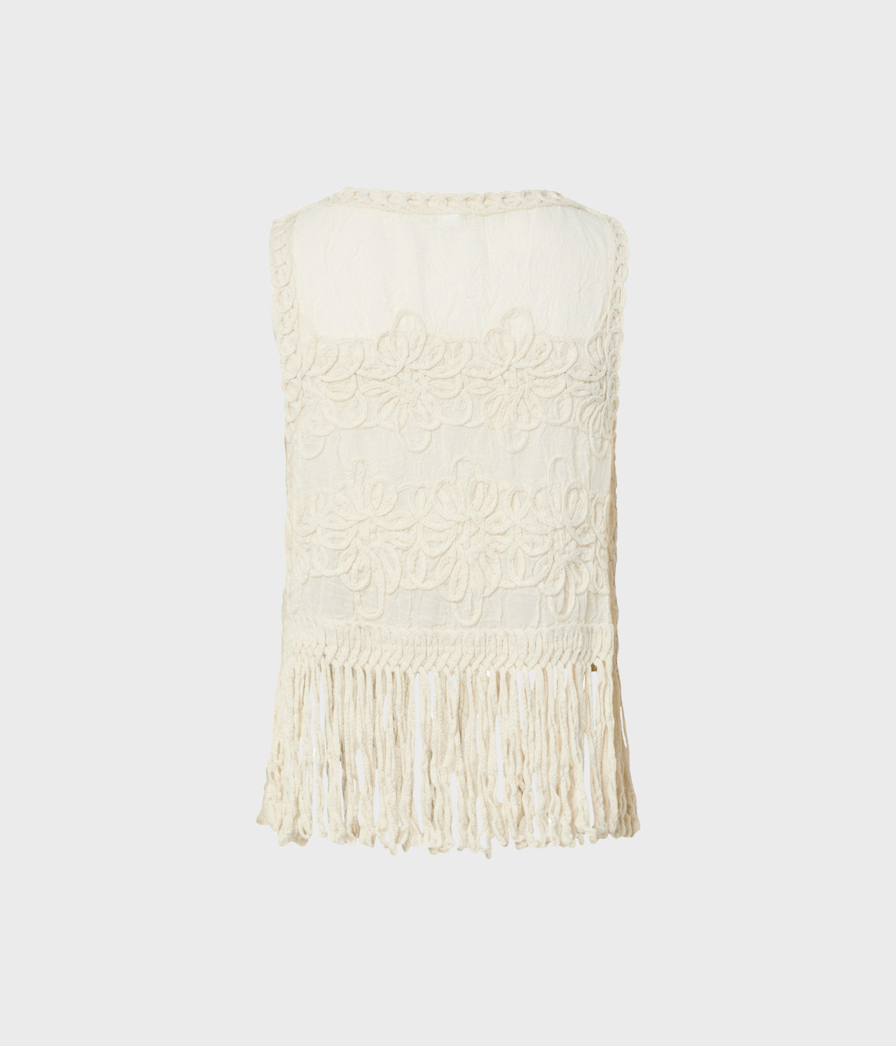 Yasbera Sl Crochet Top S. - Fest (Birch)