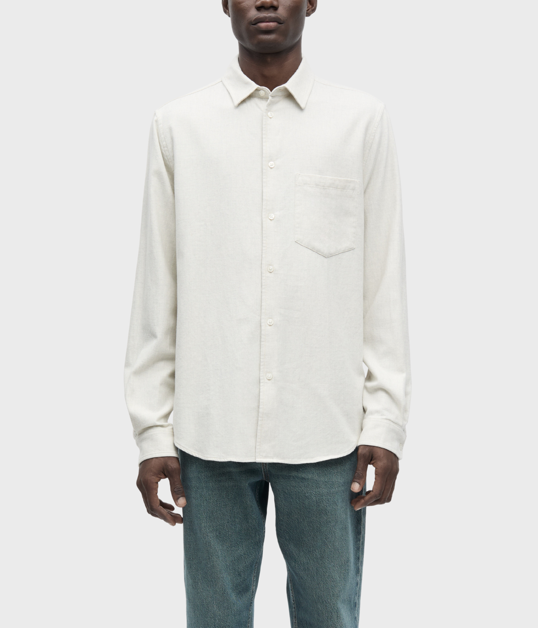 Saliam NP Shirt 15839. (CLR002423 Oatmeal Mel.)