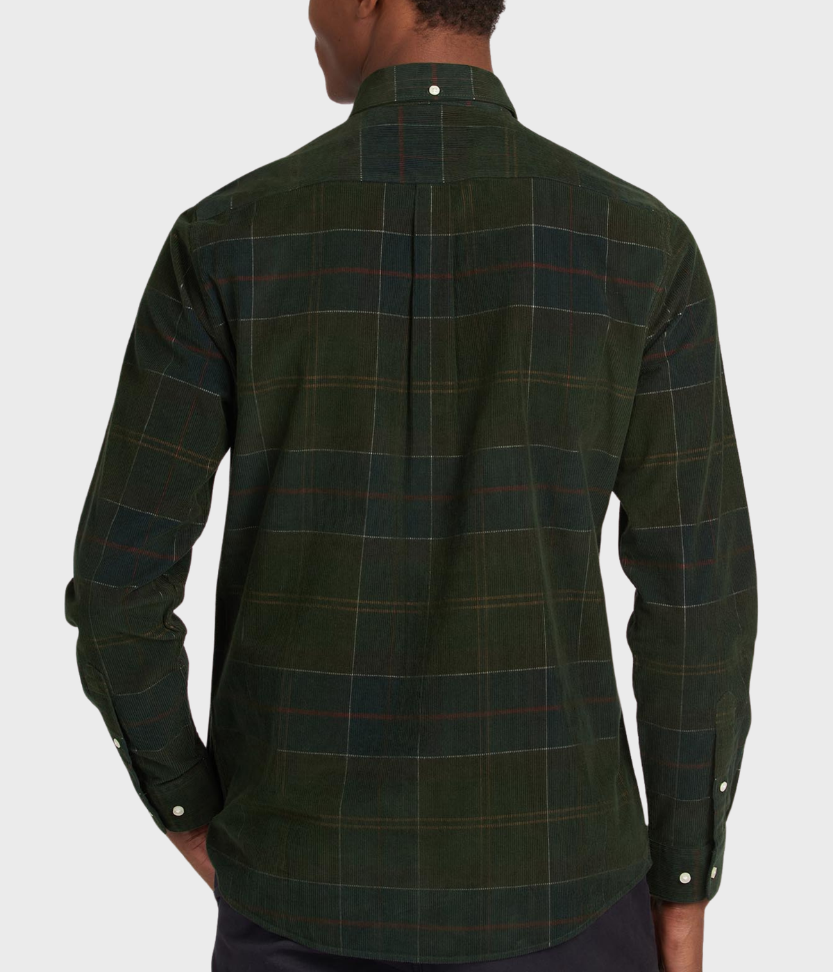 Barbour Blair Tailored Tartan Cord Shirt (TN11 Classic Tartan)