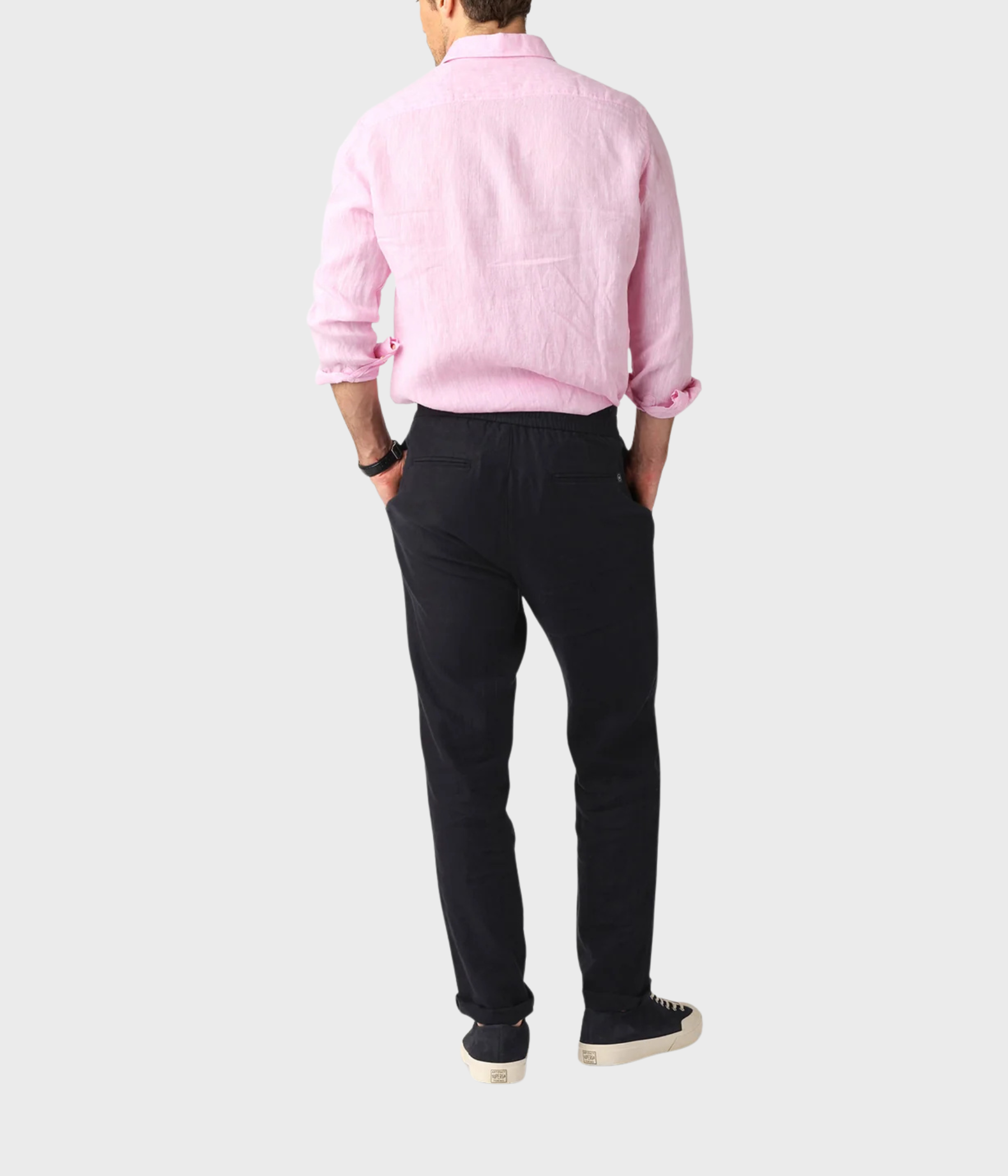 Linen Shirt. (Pink) - D.O. Design Only