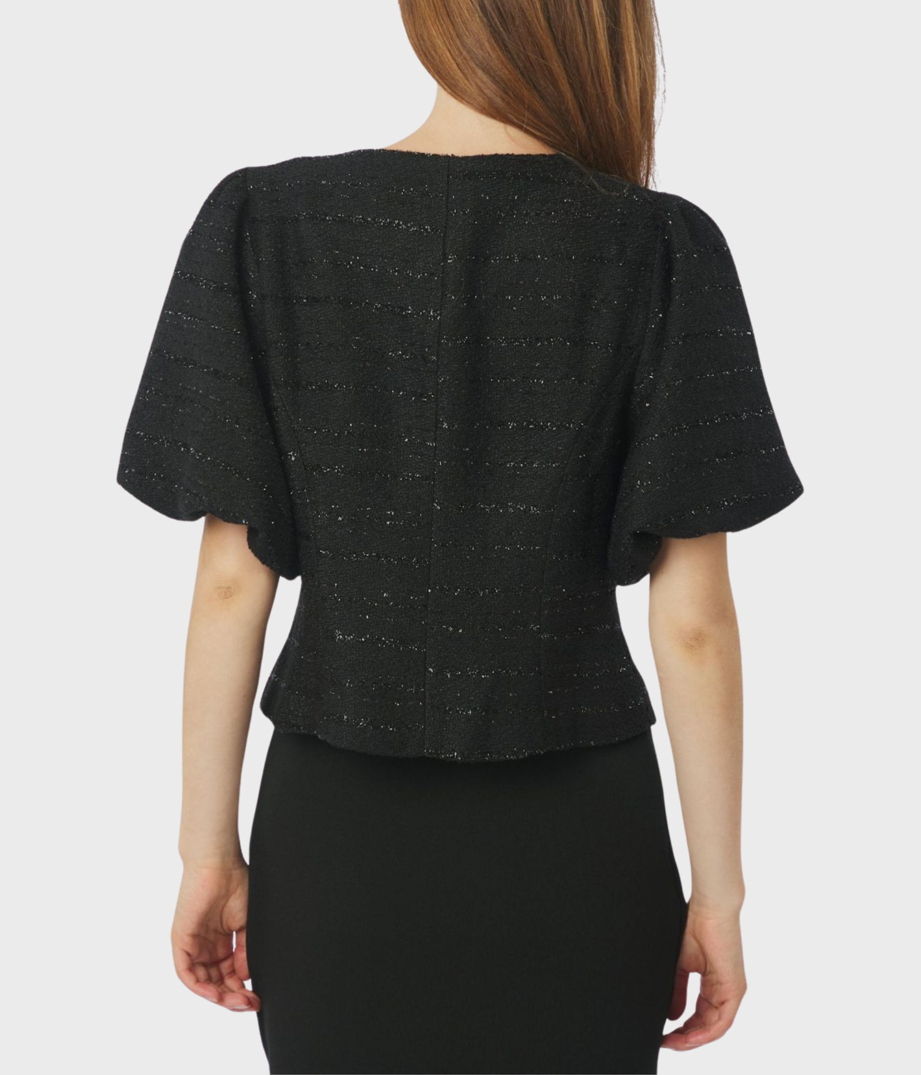 Anela Boucle Blouse (100 Black)