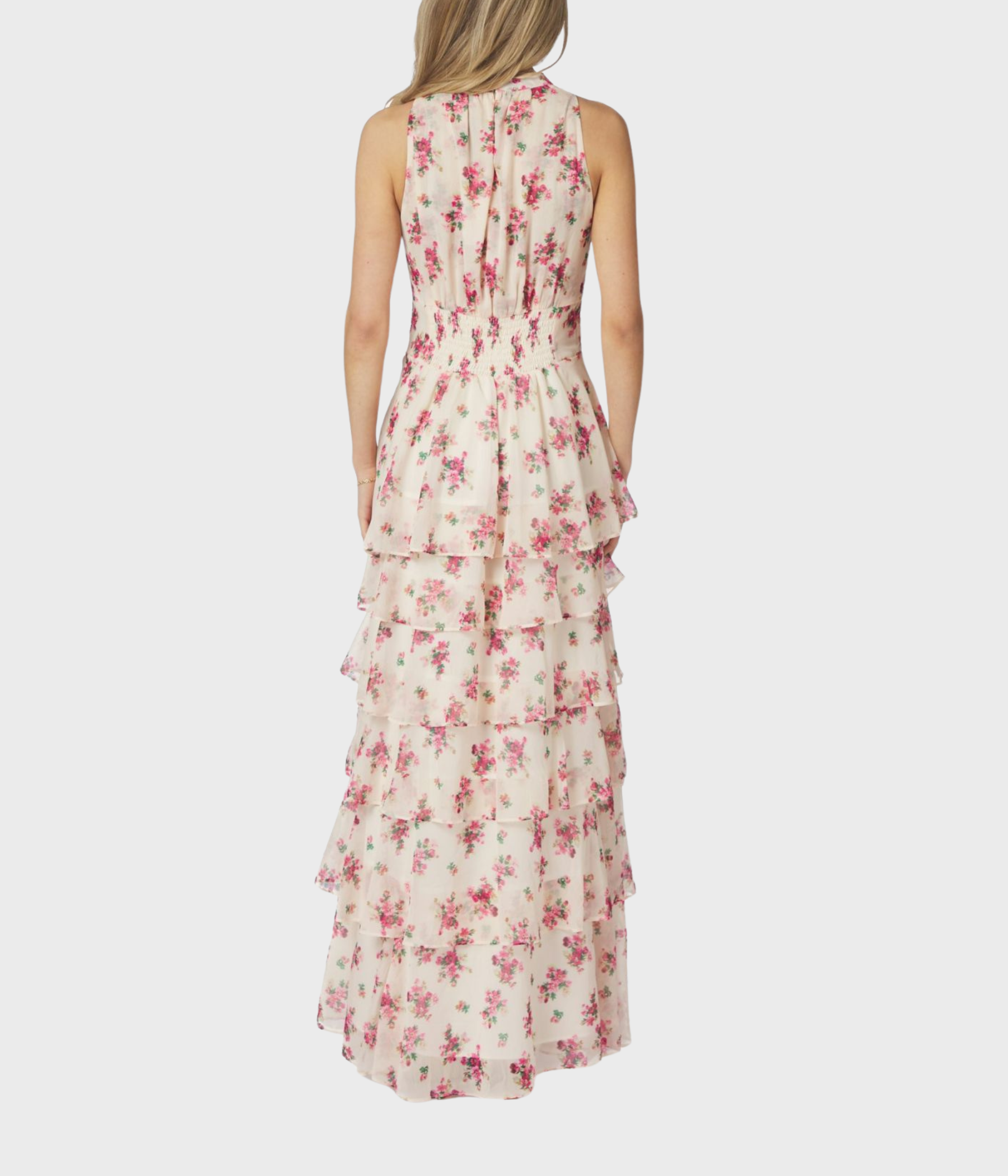 Marli Amazing Chiffon Rose Dress (165 Rose)