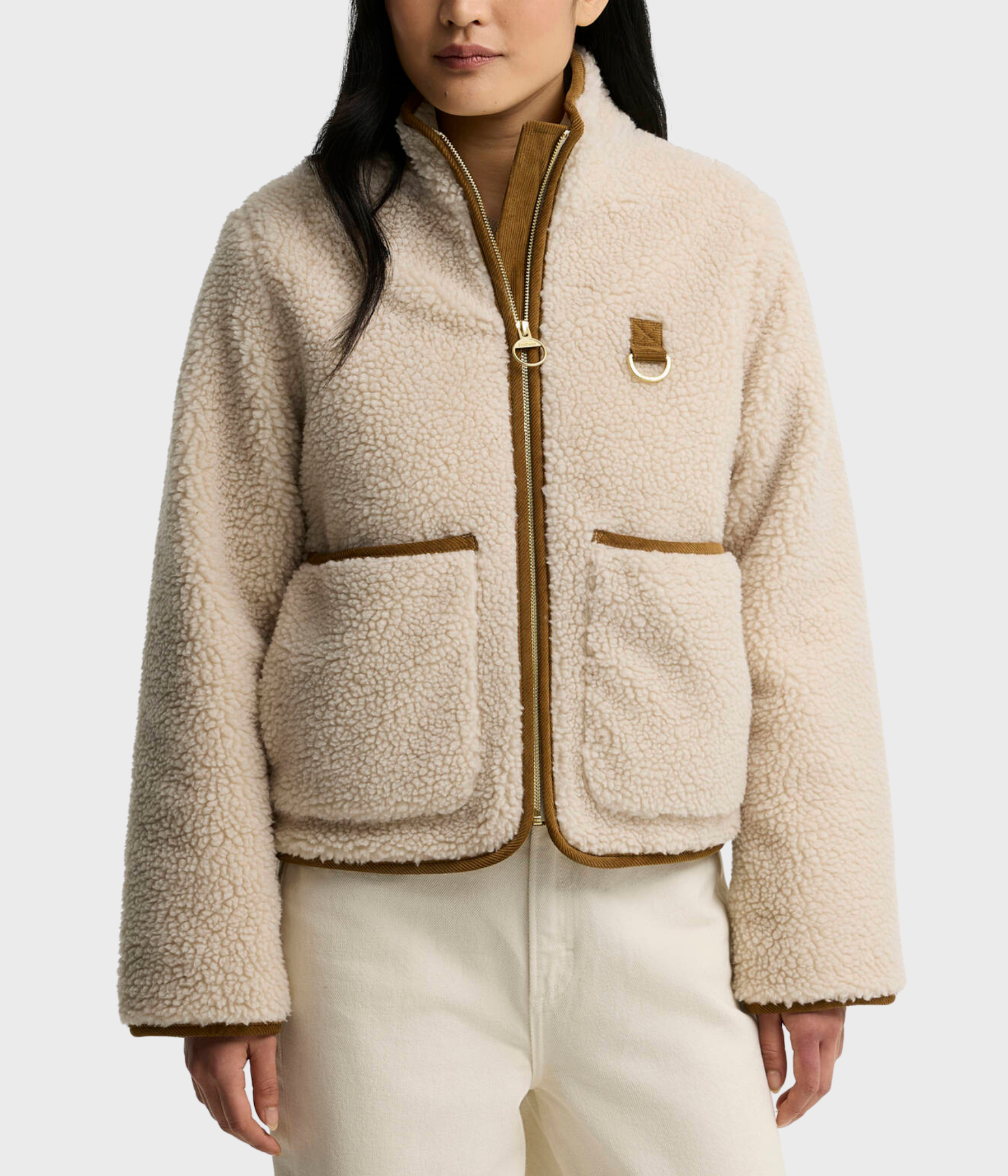 Barbour Elenora Casual Fleece Jacket (CR11 Ecru)