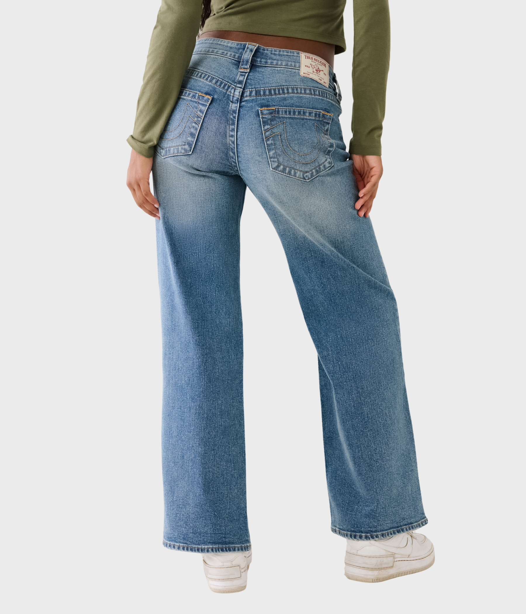 BOBBI BAGGY JEAN. (IKQM MEDIUM WASH)