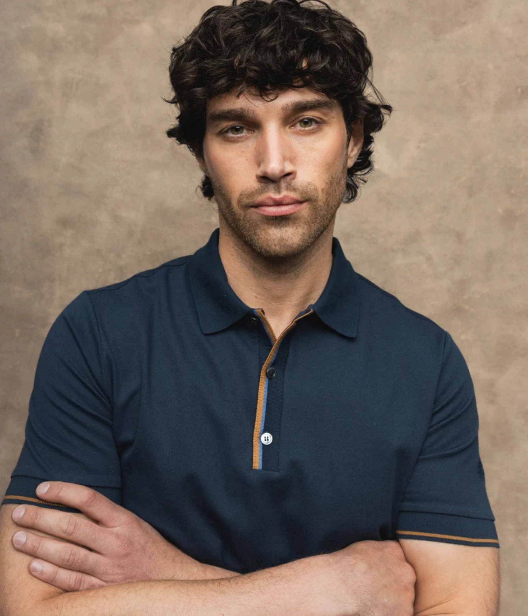 Mmgharvey Polo Ss Tee (466 Salute Navy Mel)