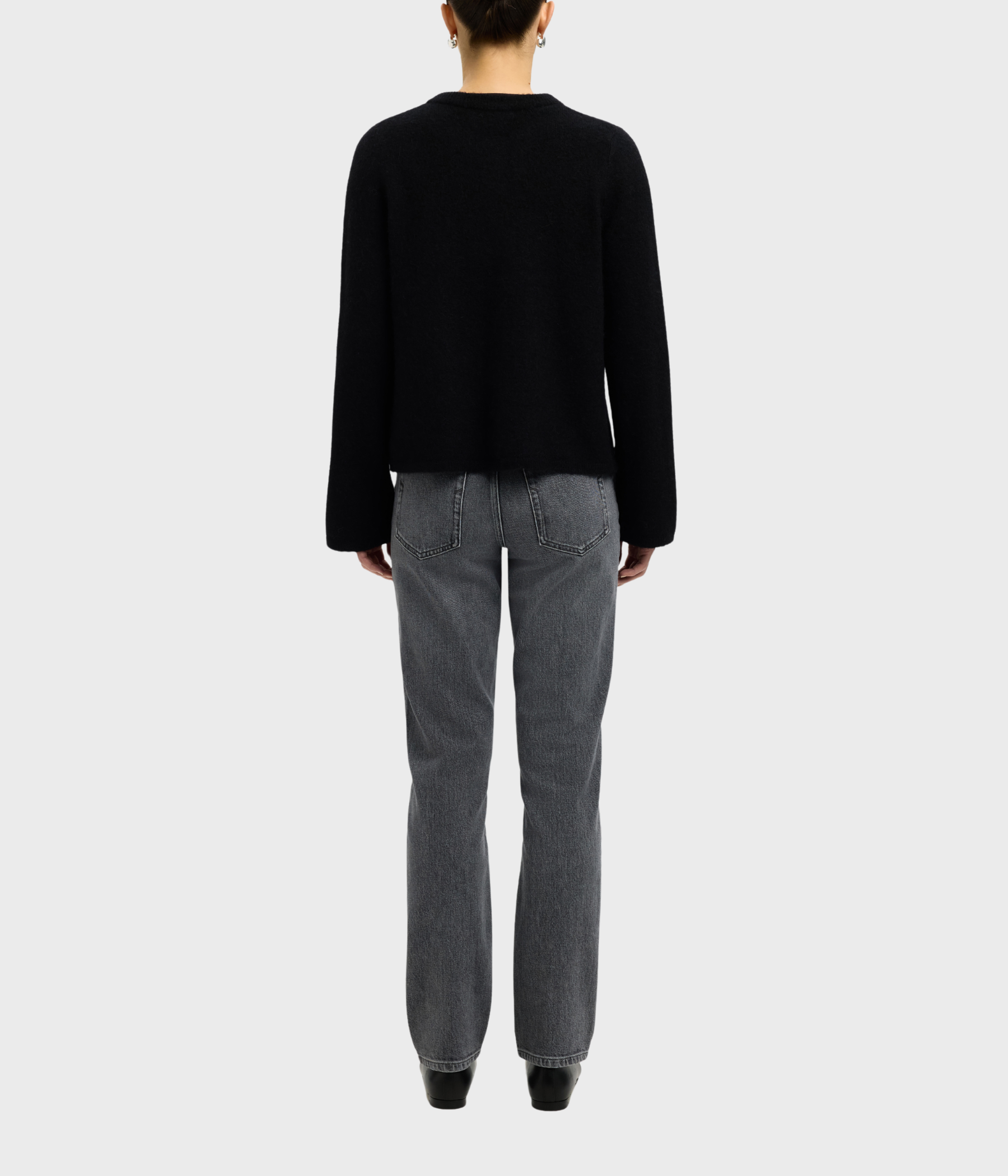 Slflulu New Ls Knit Cardigan Noos. (Black)