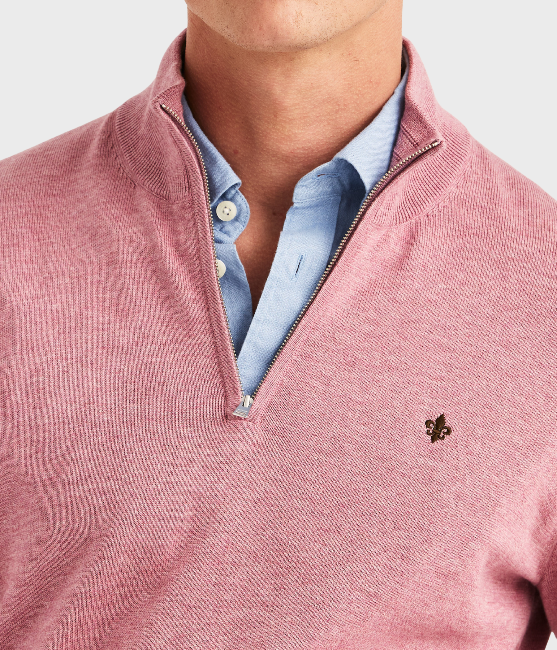 Riley Half Zip (32 pink)