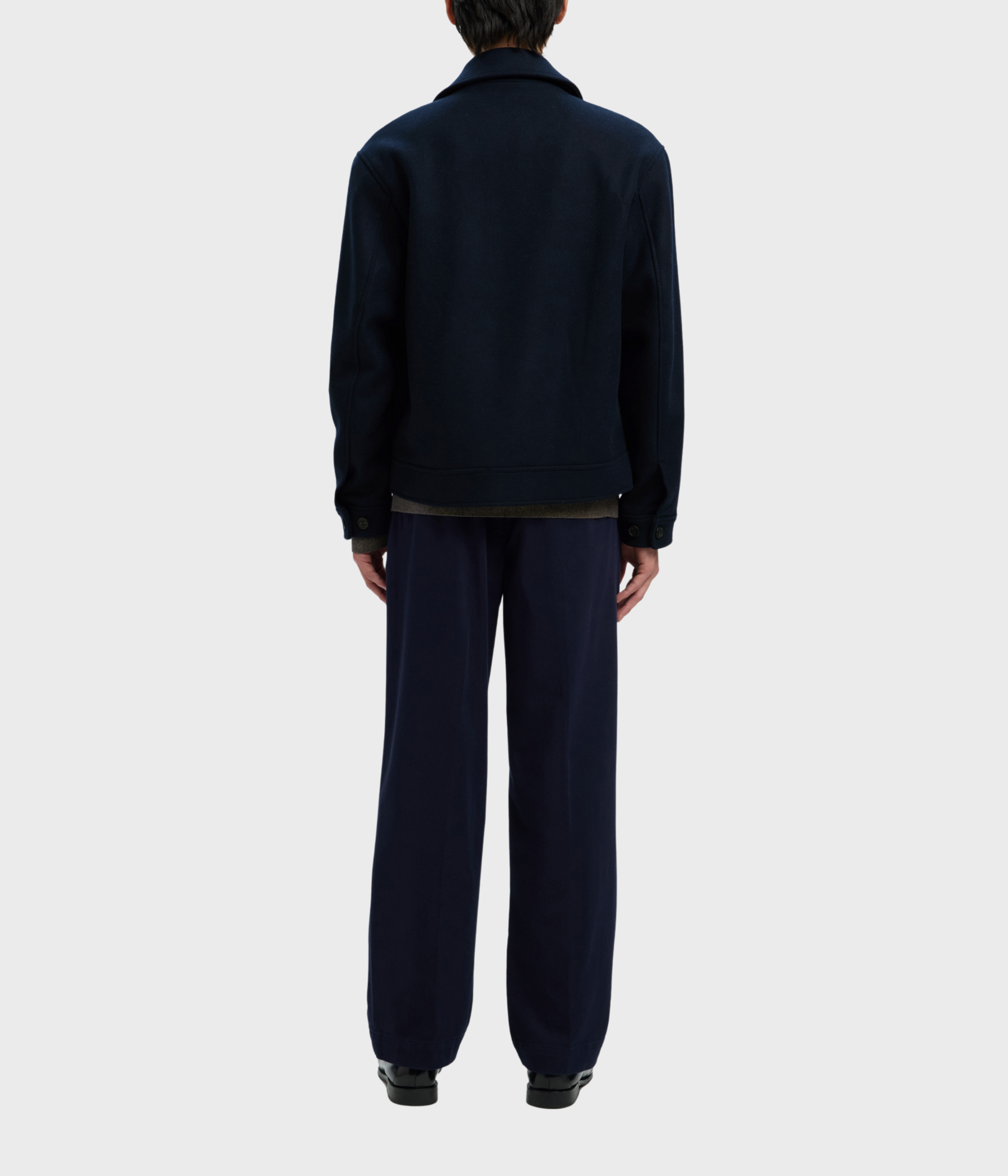 Slmphilip Wool Blend Jkt Noos (Sky Captain)