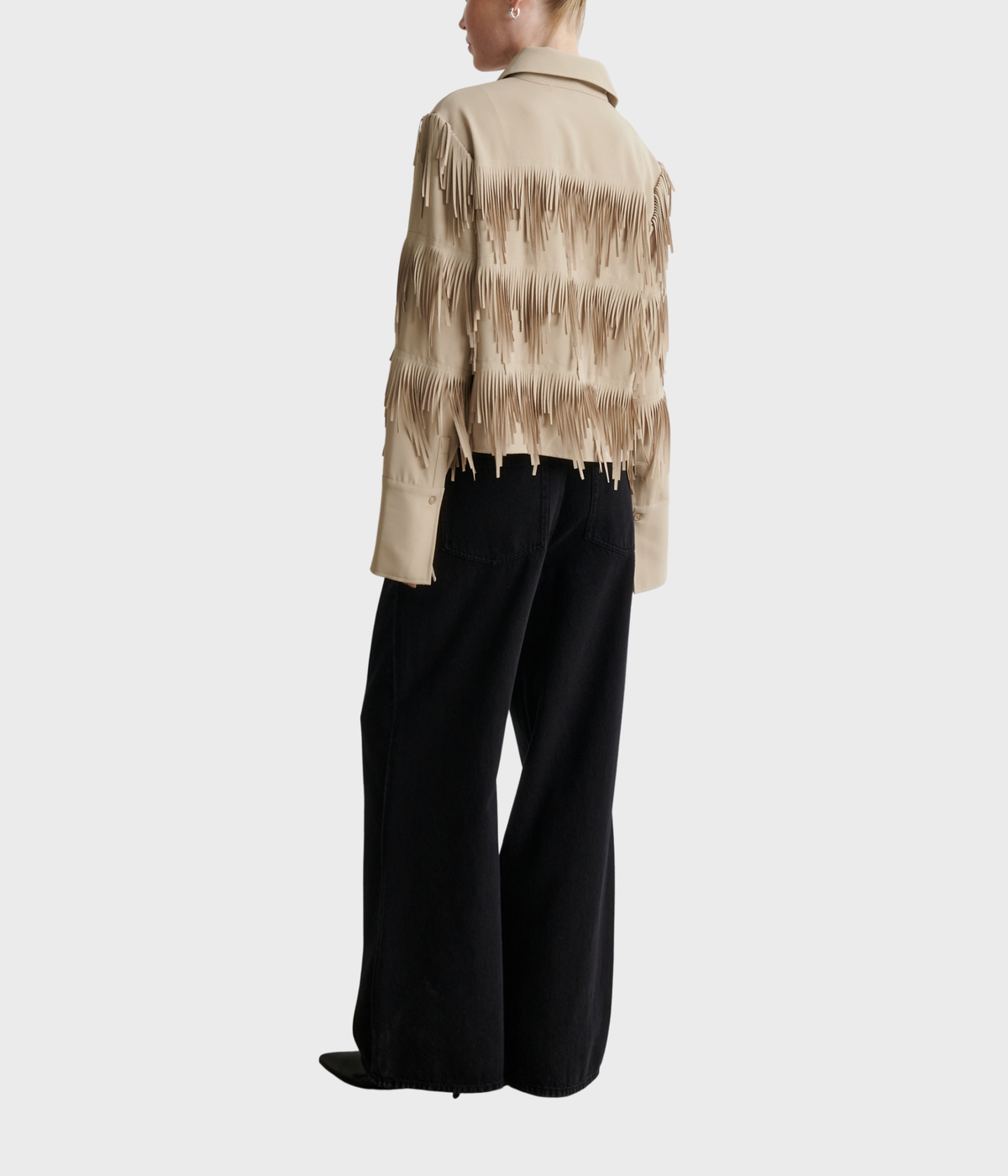 Dancing Cropped Shirt. (6004 Chinchilla)